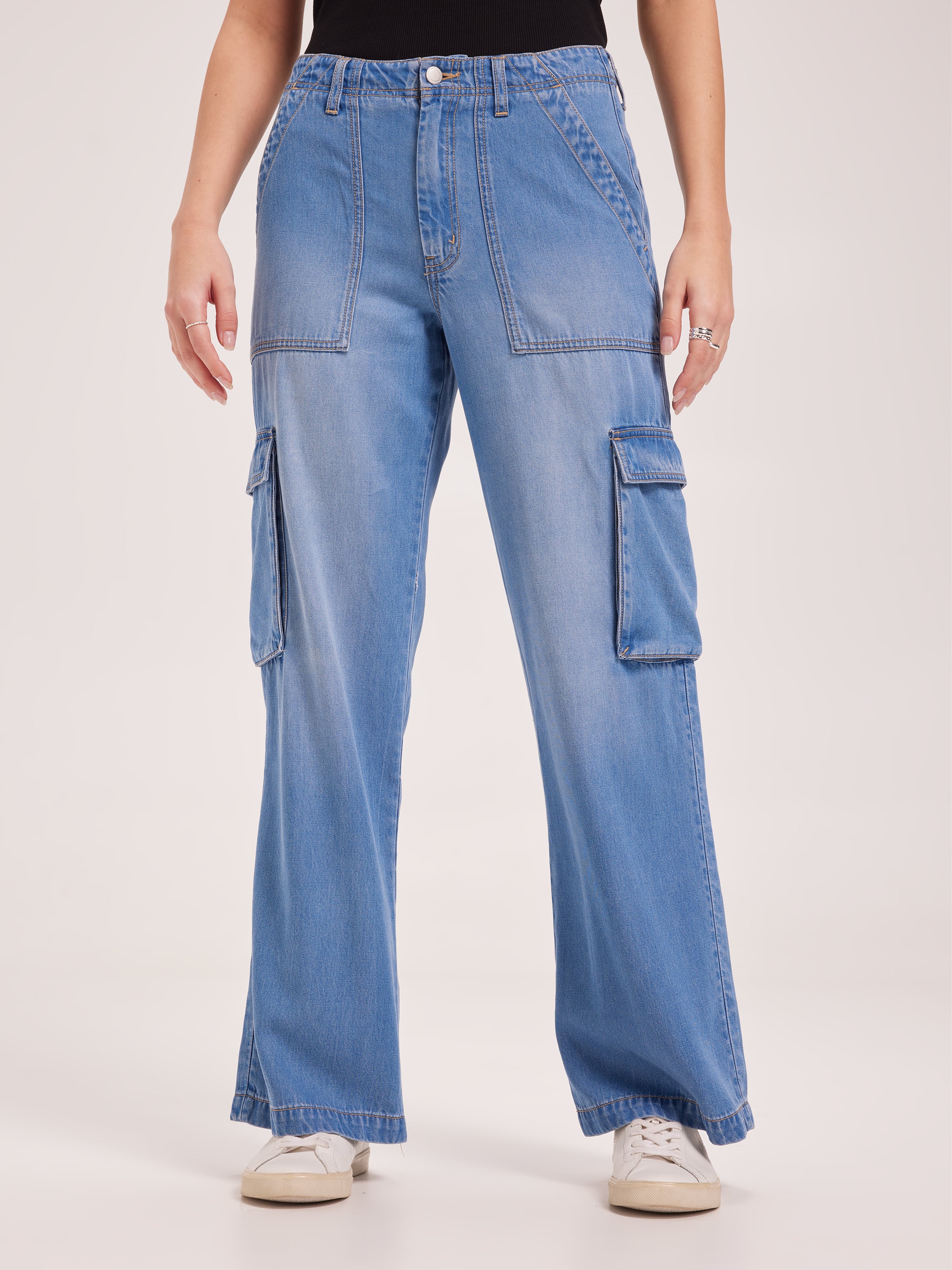 Izzy Wide Leg Cargo Pant