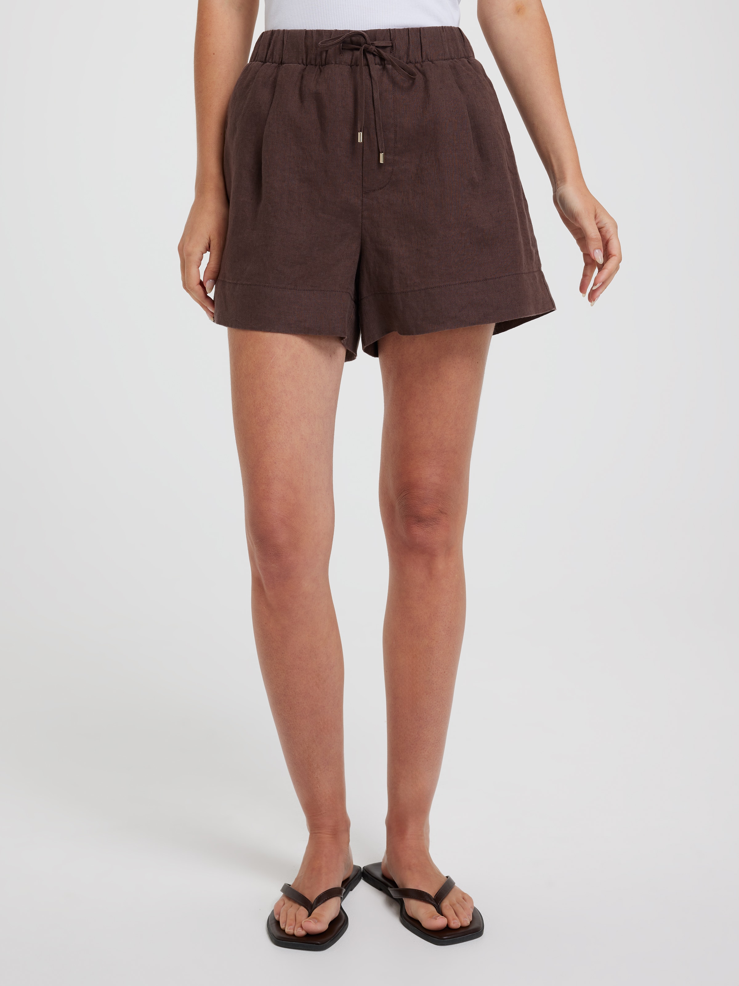 Linen Jog Short