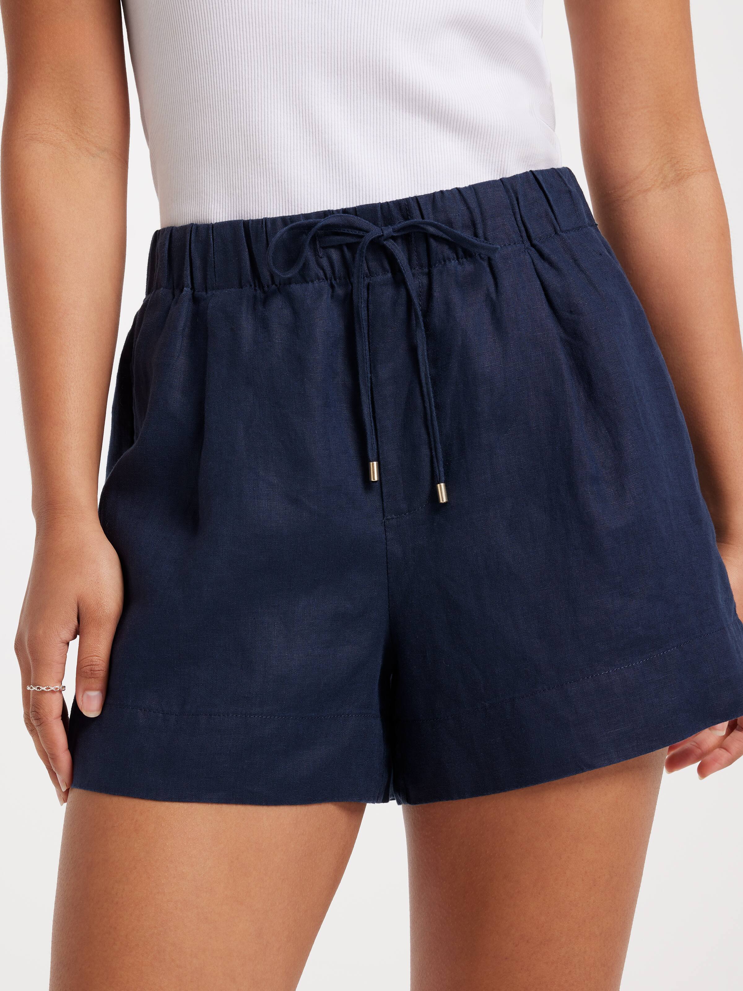 Linen Jog Short