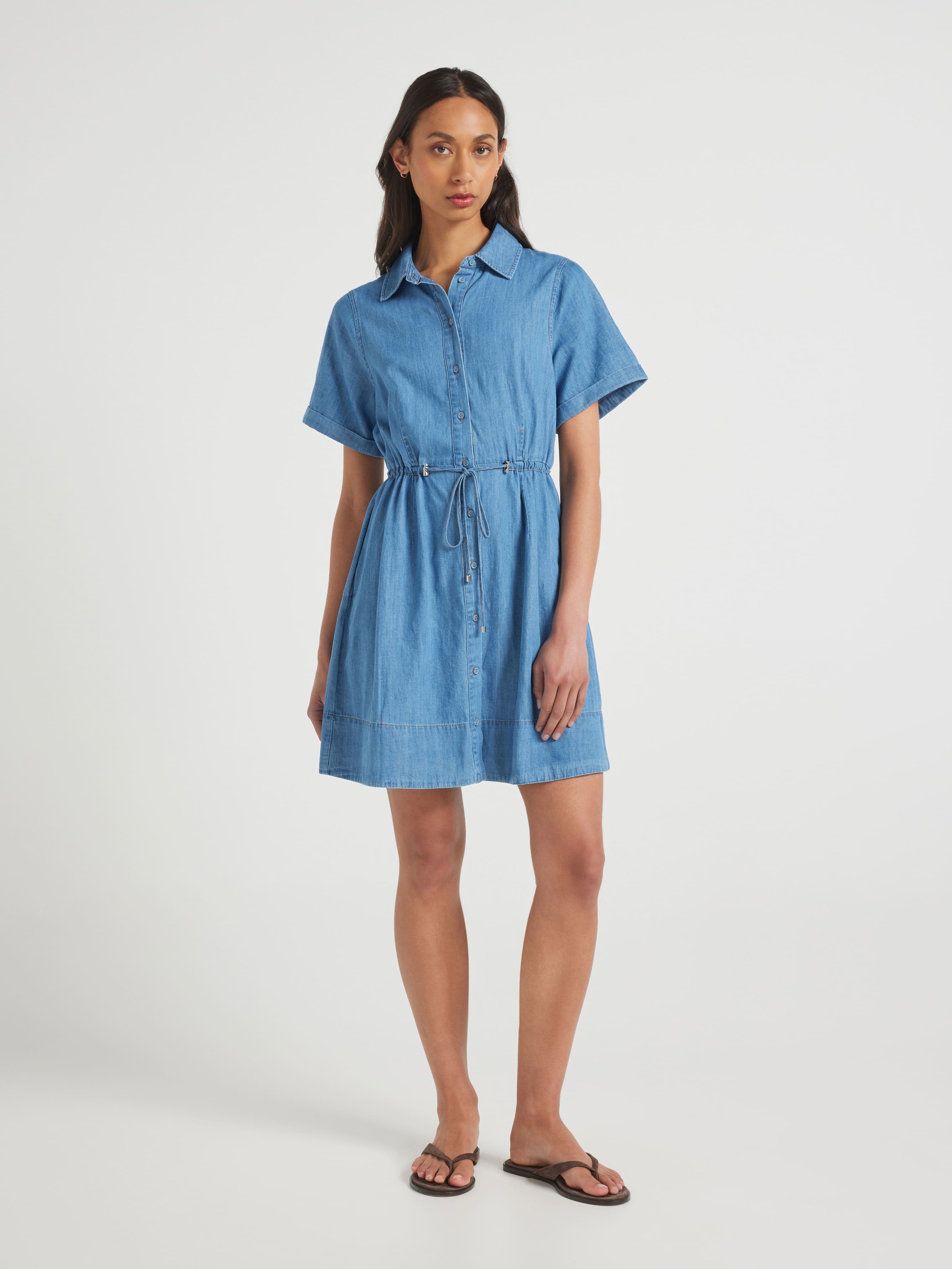 Audrey Denim Shopper Dress
