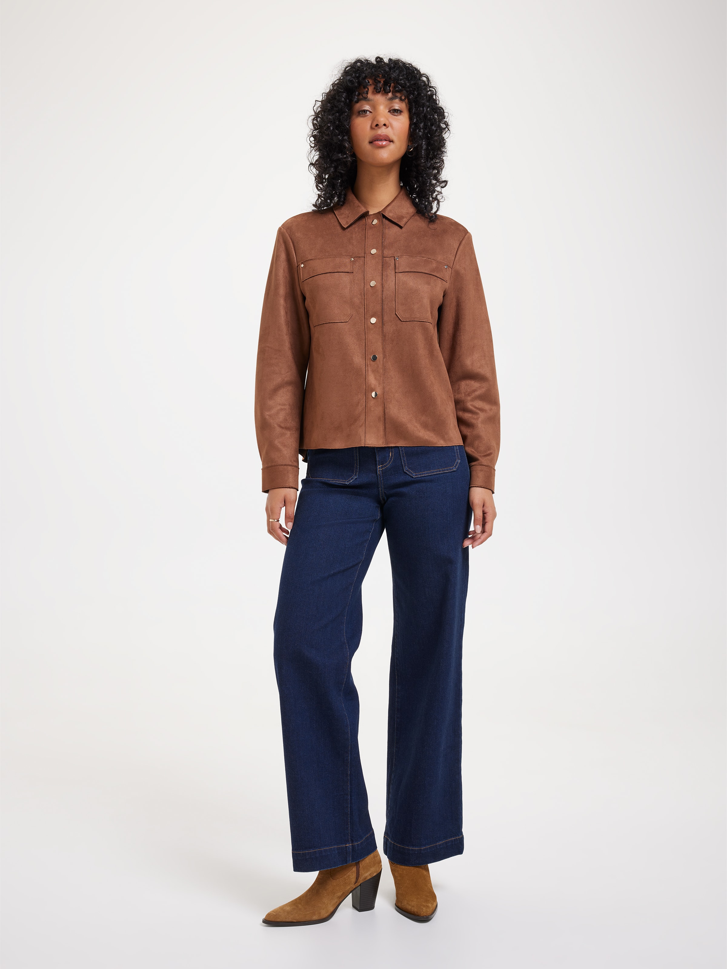 Olivia Suedette Shacket
