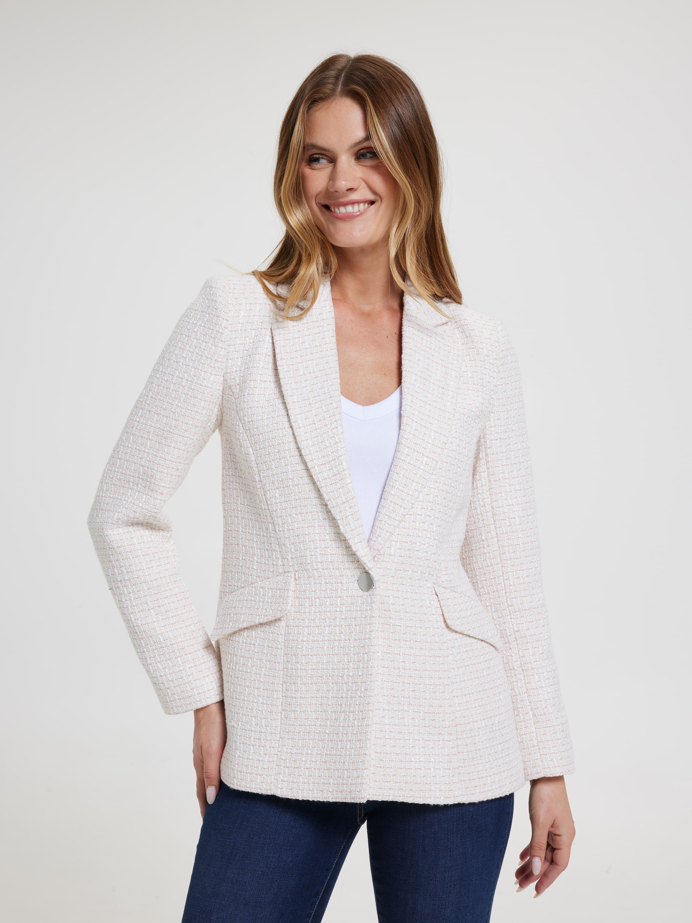 Amber Boucle Blazer