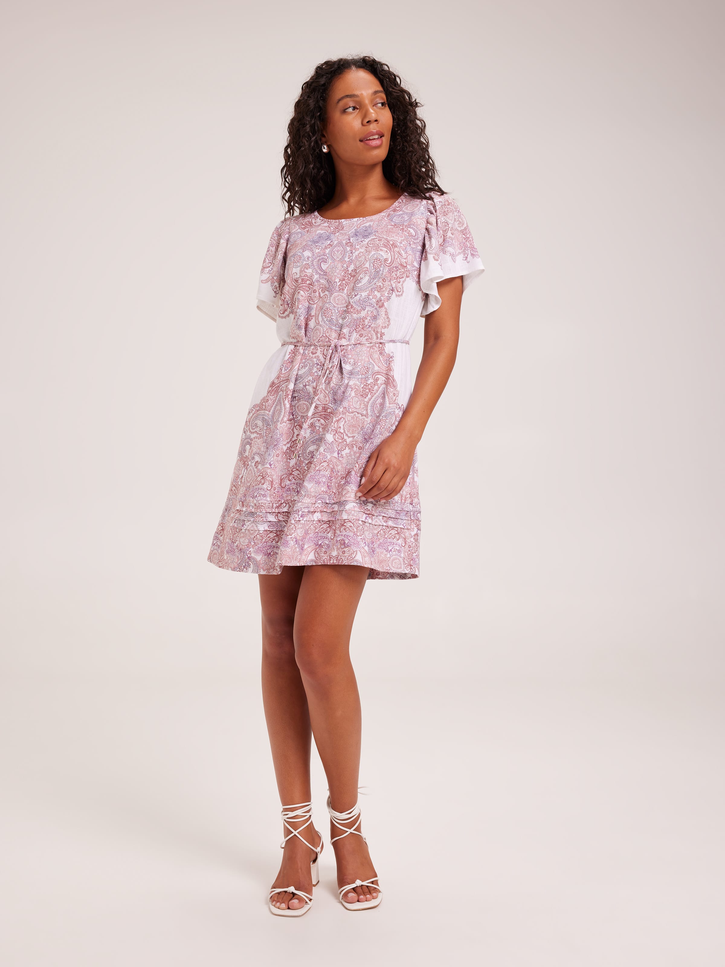 Zoey Flutter Sleeve Dress