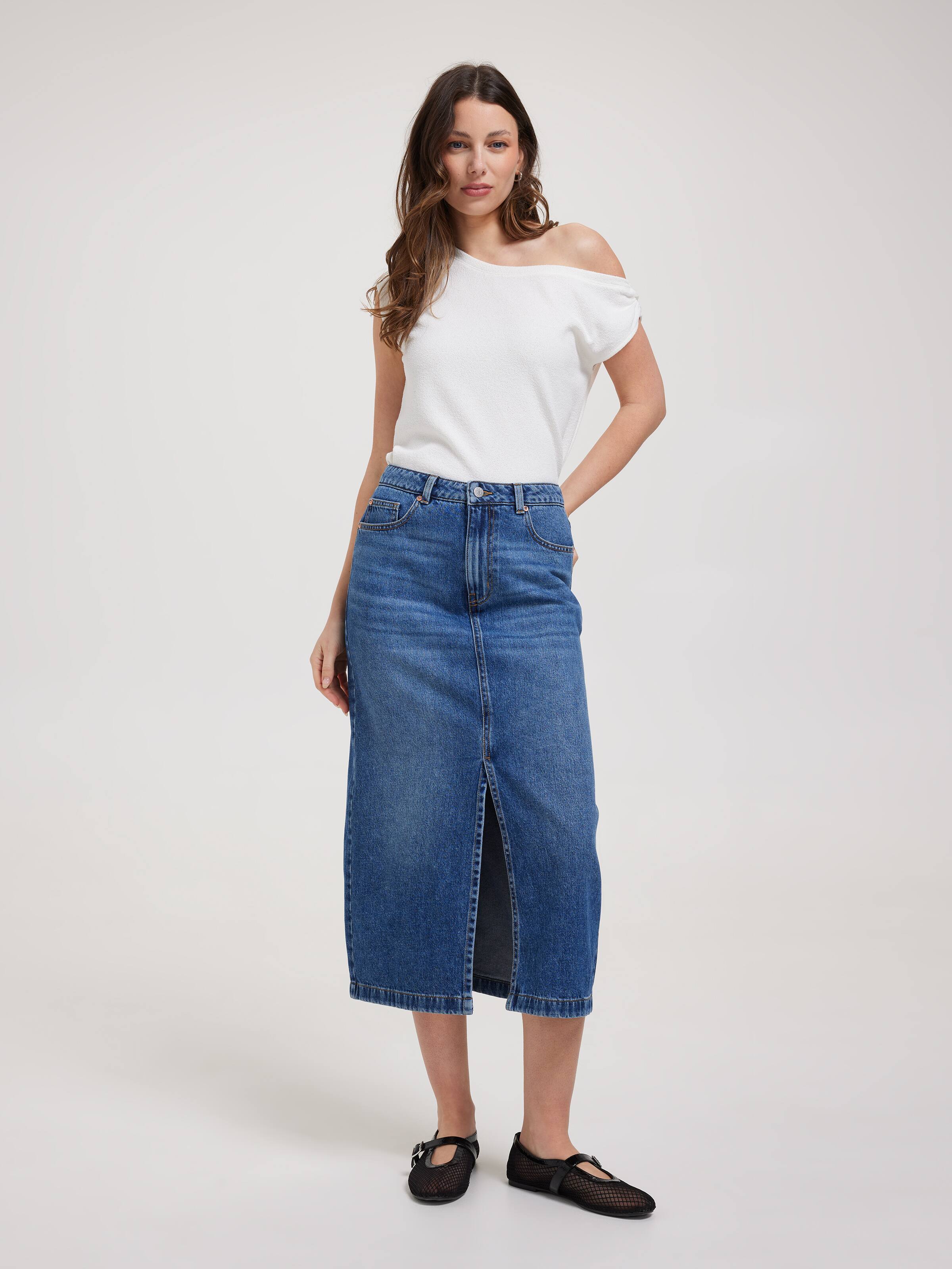 Originals 5 Pkt Midi Skirt