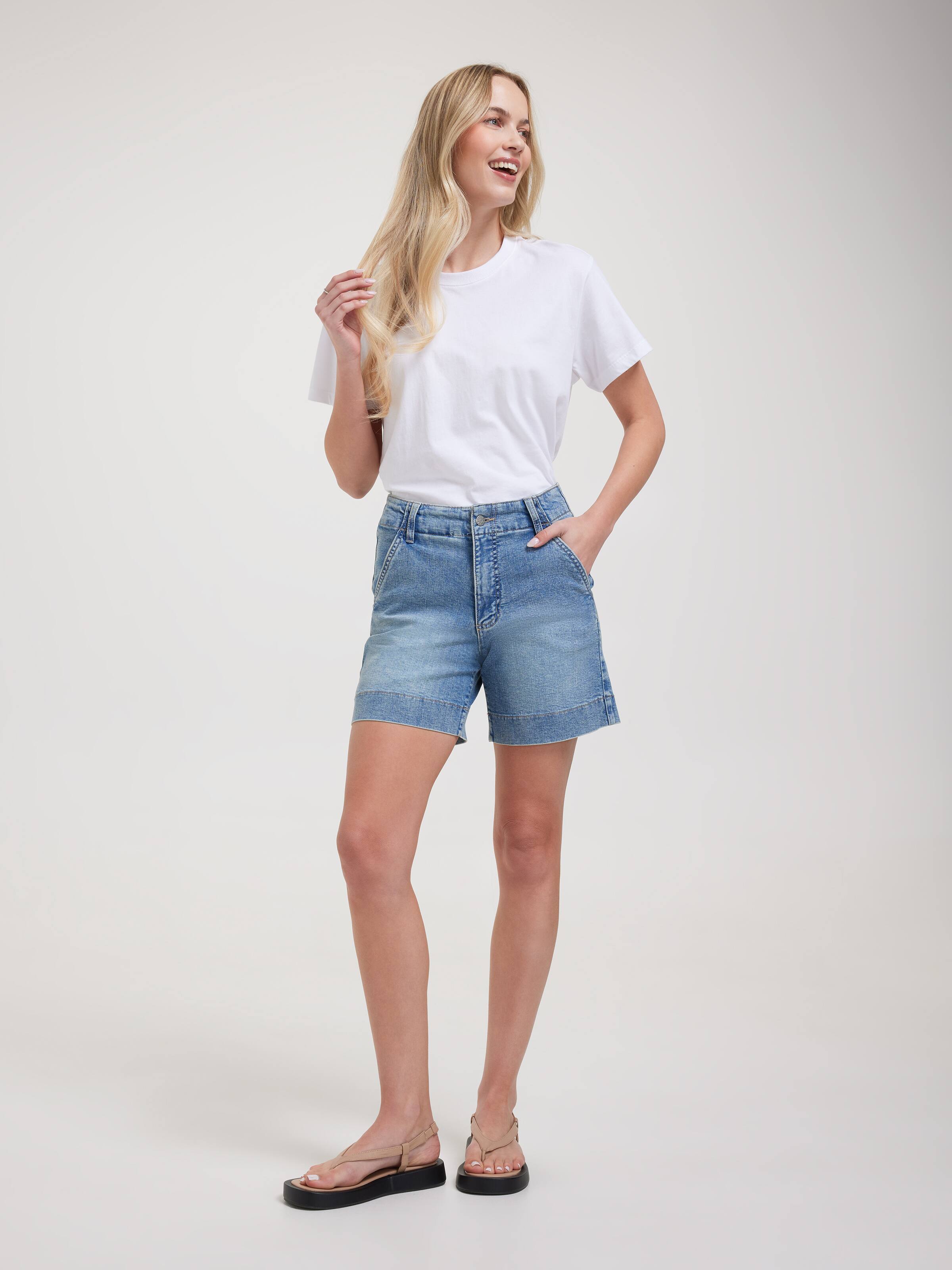 Originals High Rise Tailored Bermuda Short