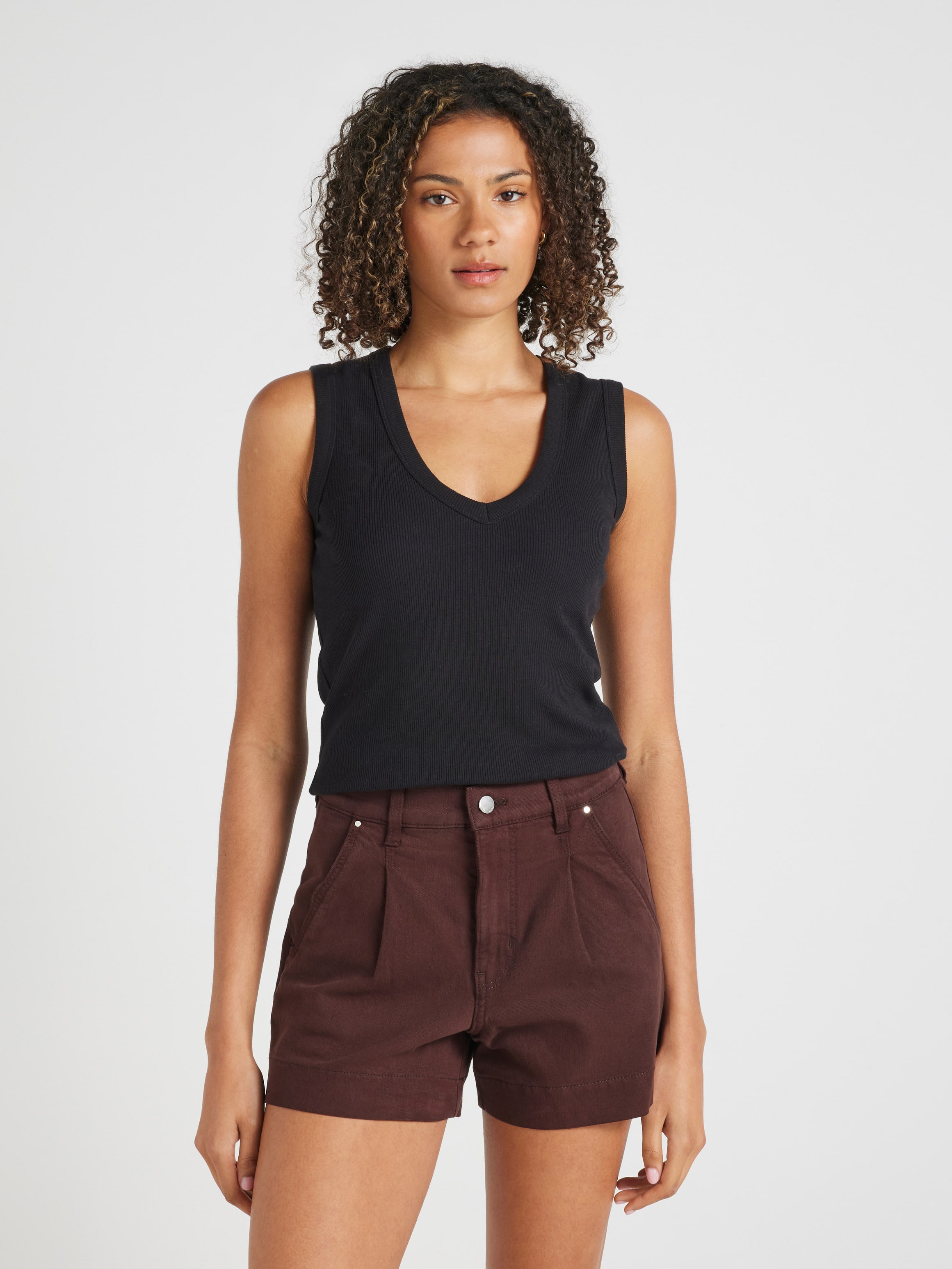 Originals High Rise Pleat Front Short