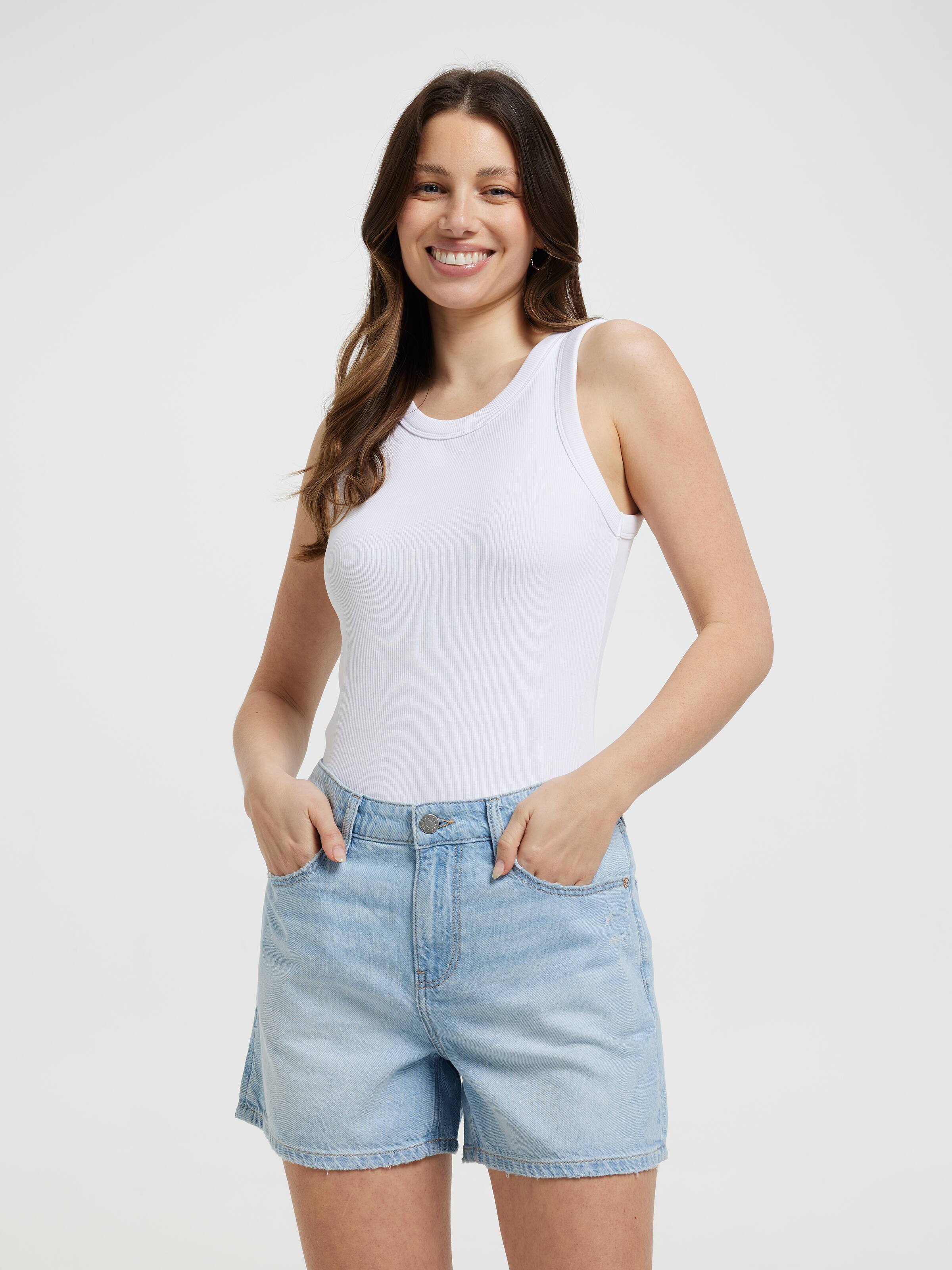 Liquid Mid Rise Boyfriend Short