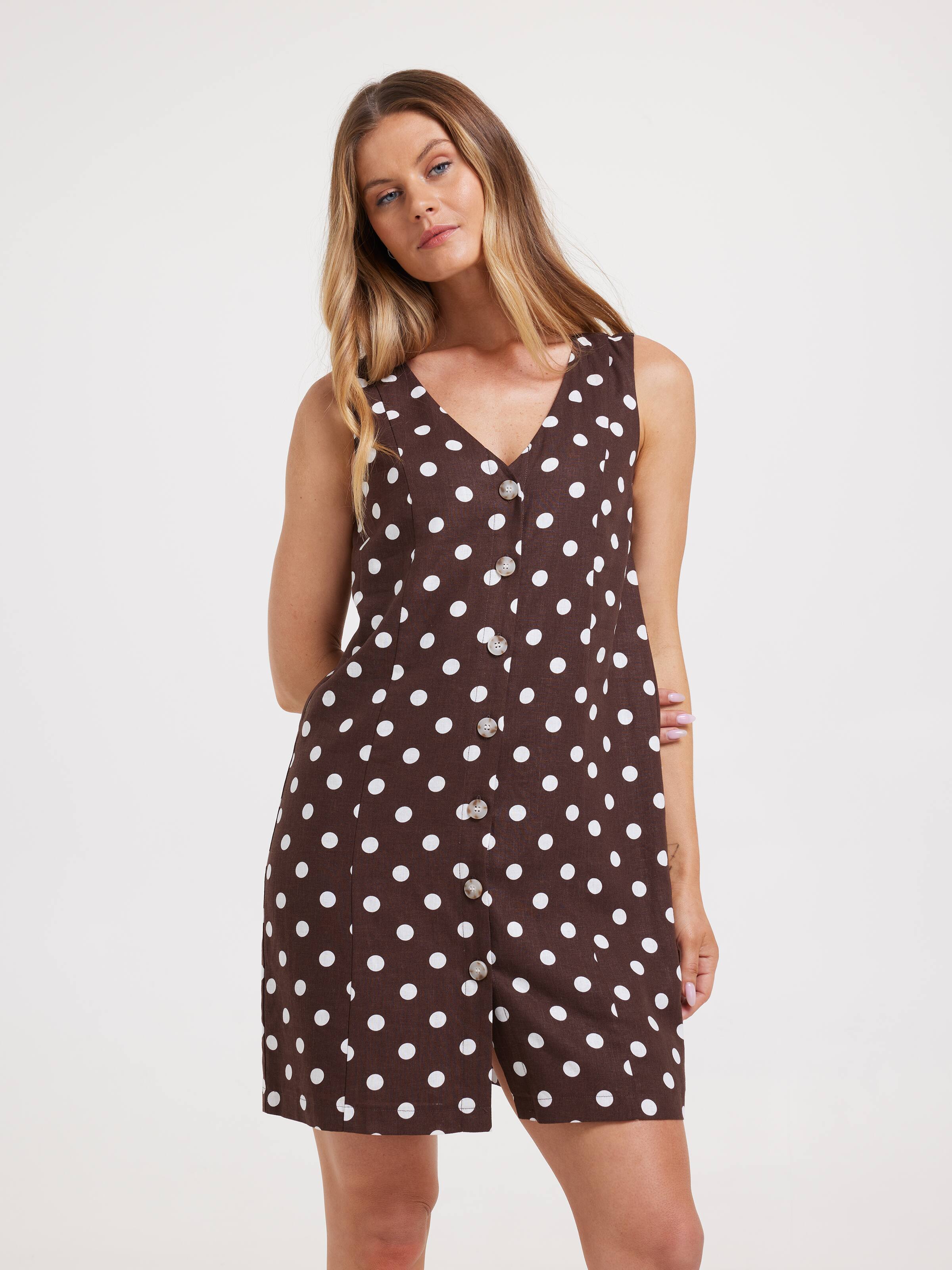 Gia Button Through Dress
