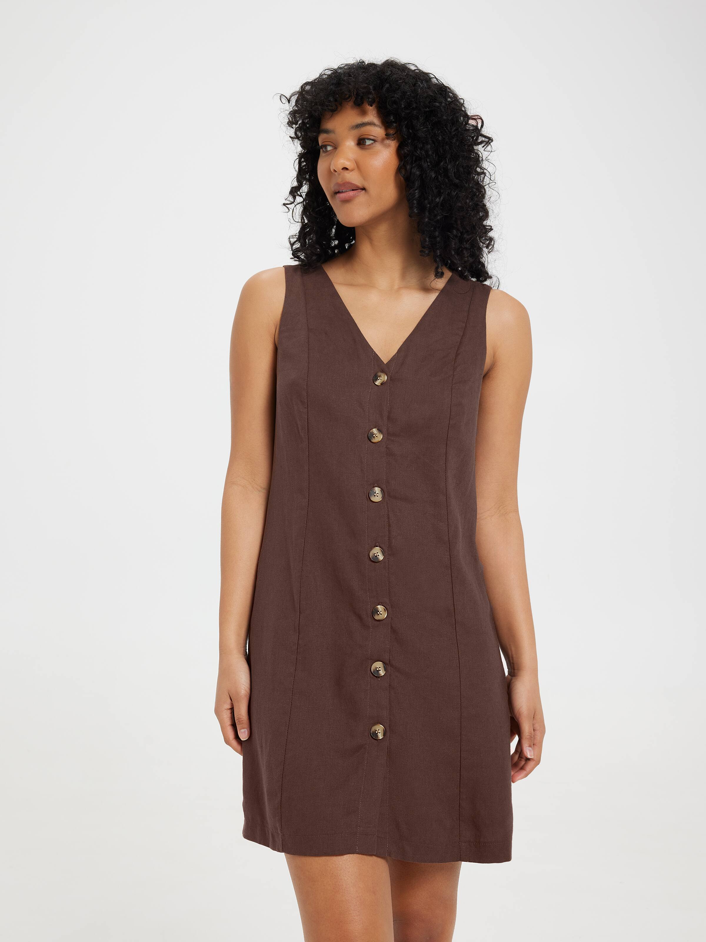 Gia Button Through Dress