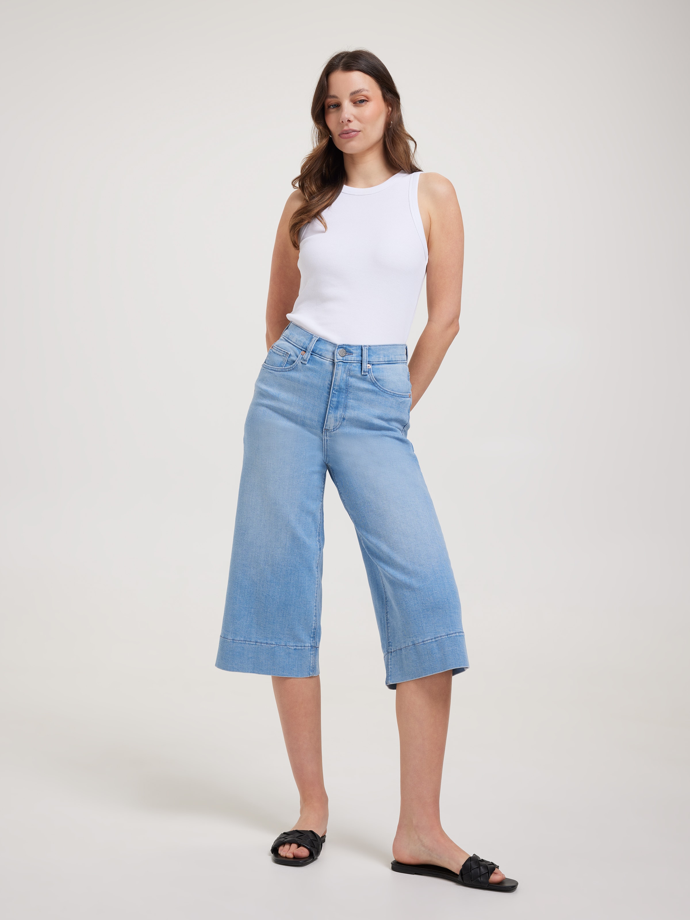 Originals High Rise Wide Leg Capri