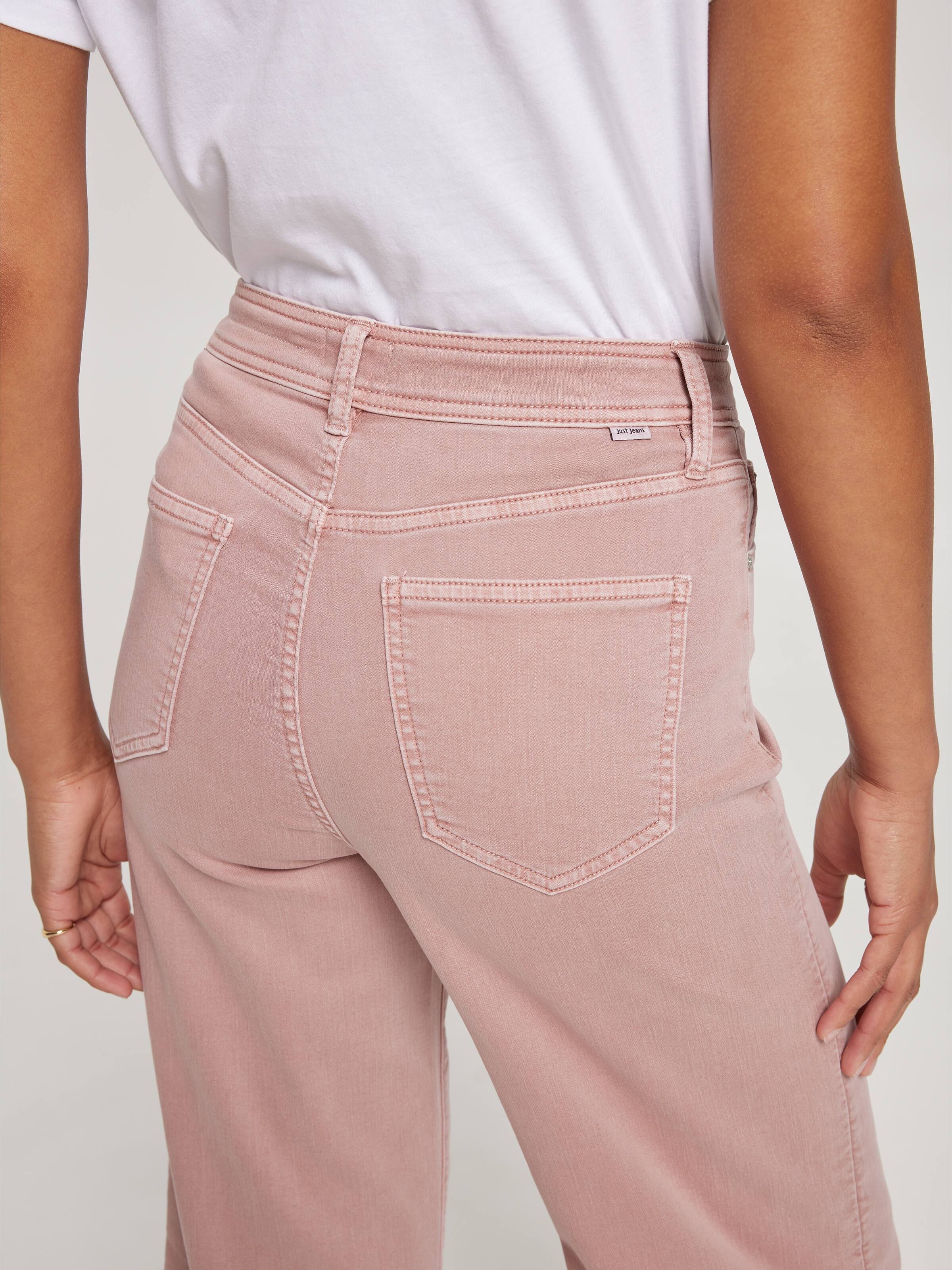 Breezy Bliss Dusty Rose Wide-Leg High-Waisted Pants