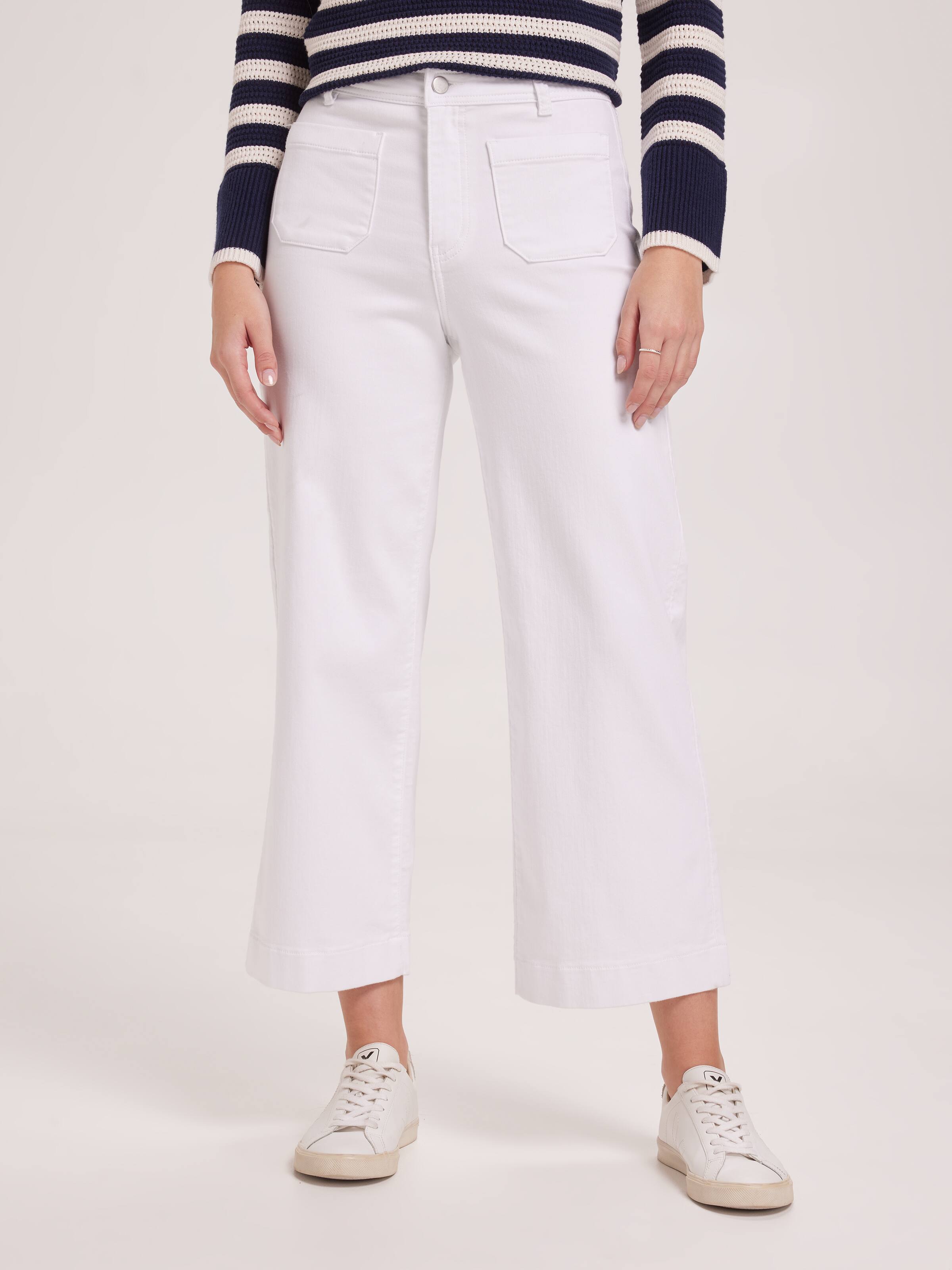 Amaze High Rise Wide Crop Jean