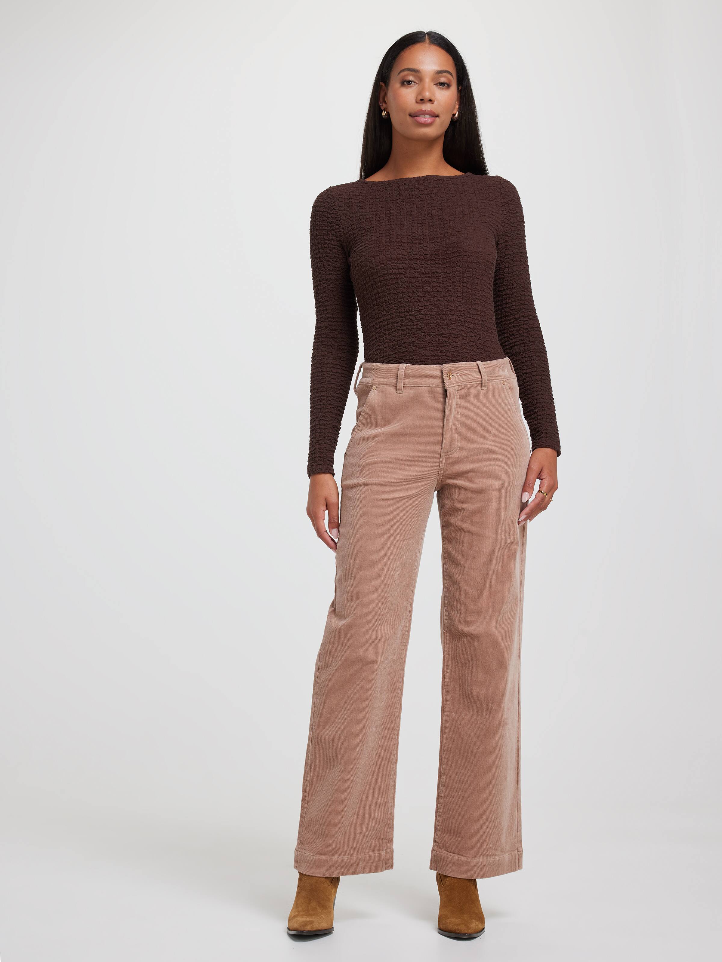 Most Popular Just Jeans Cord High Rise Wide Leg Pocket Trouser