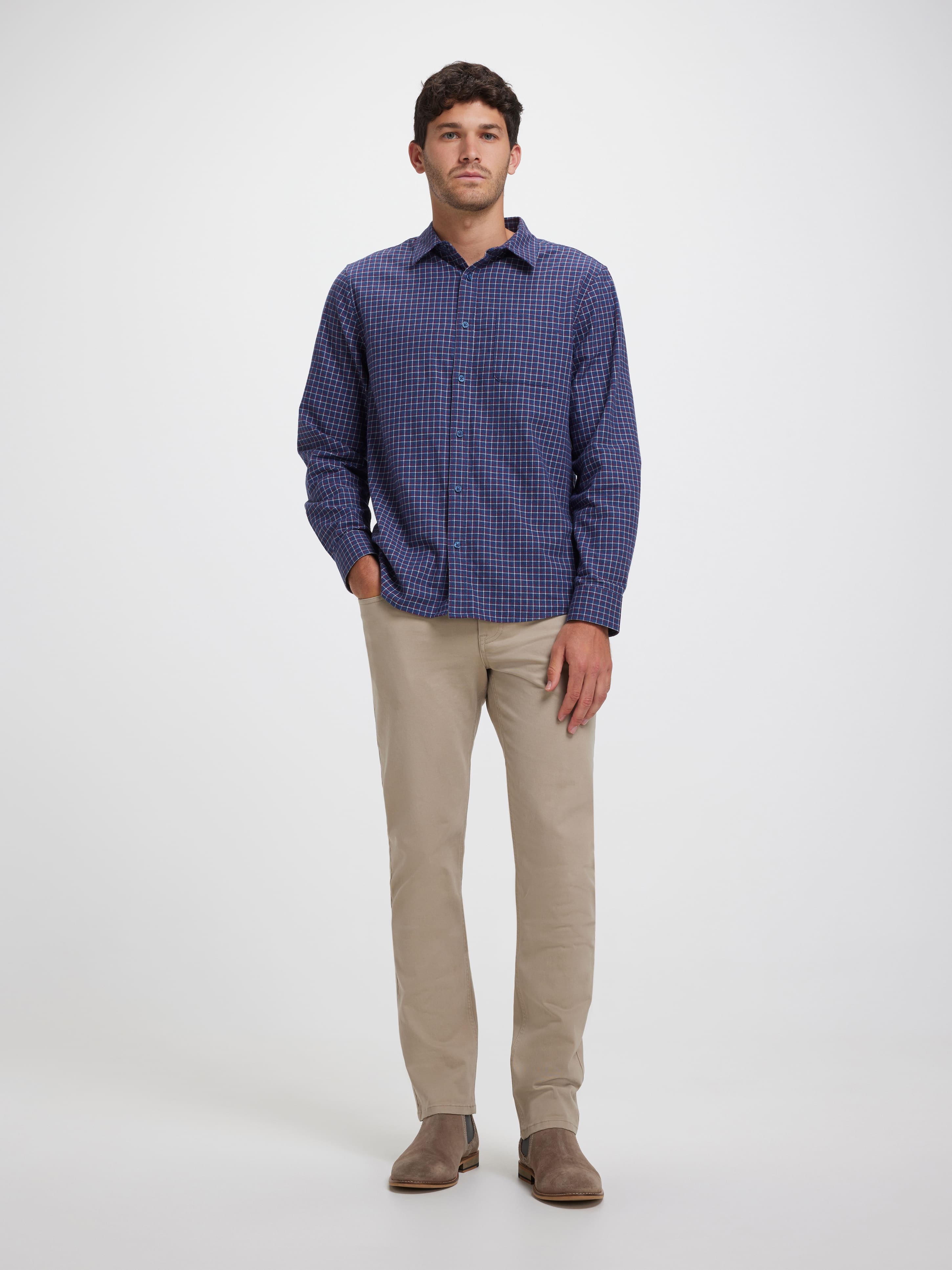 Relaxed Slim 5 Pocket Pant