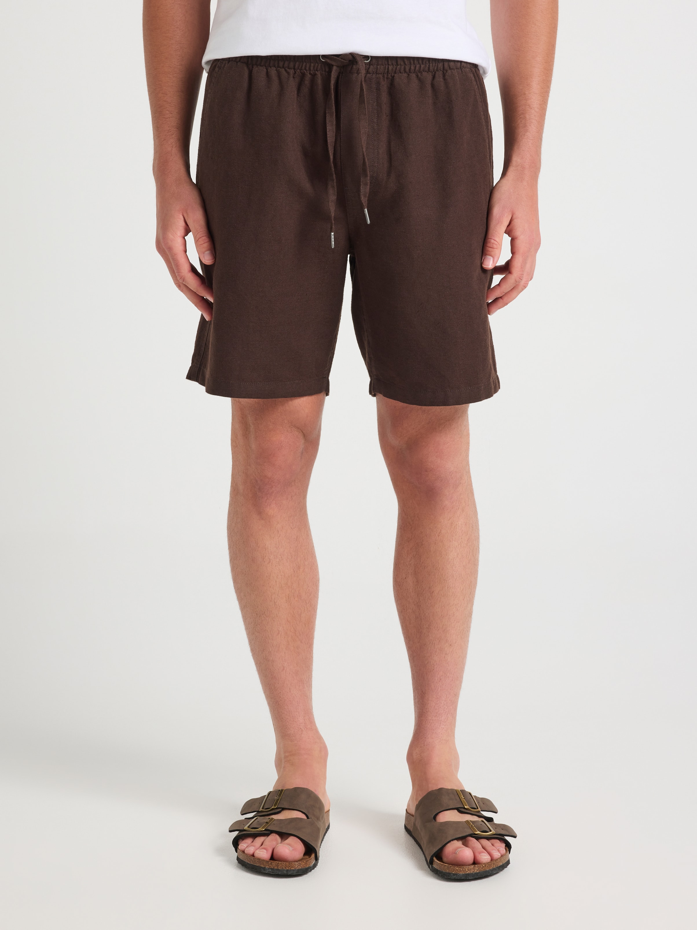 Linen Blend Drawcord Short