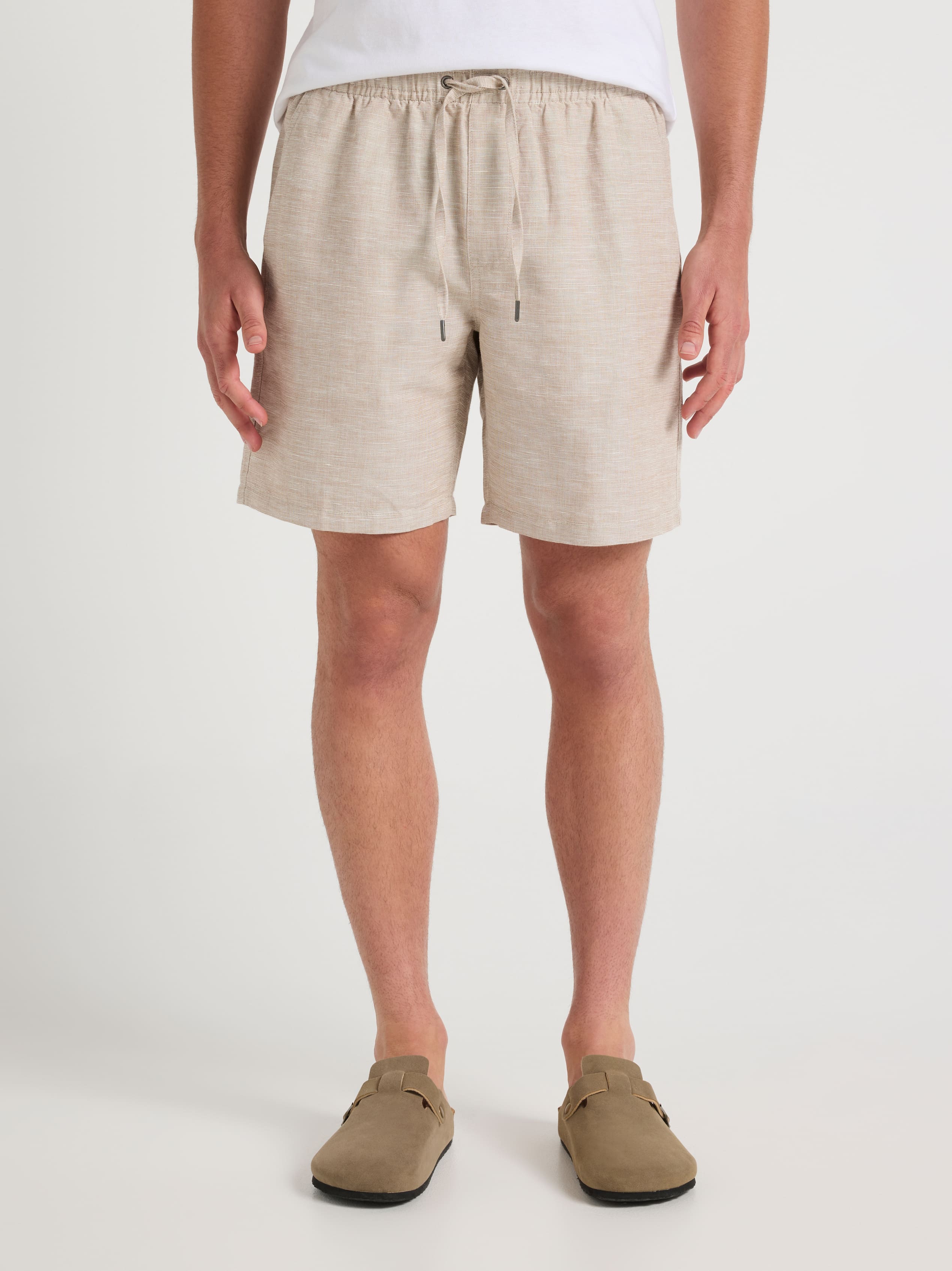 Linen Blend Drawcord Short