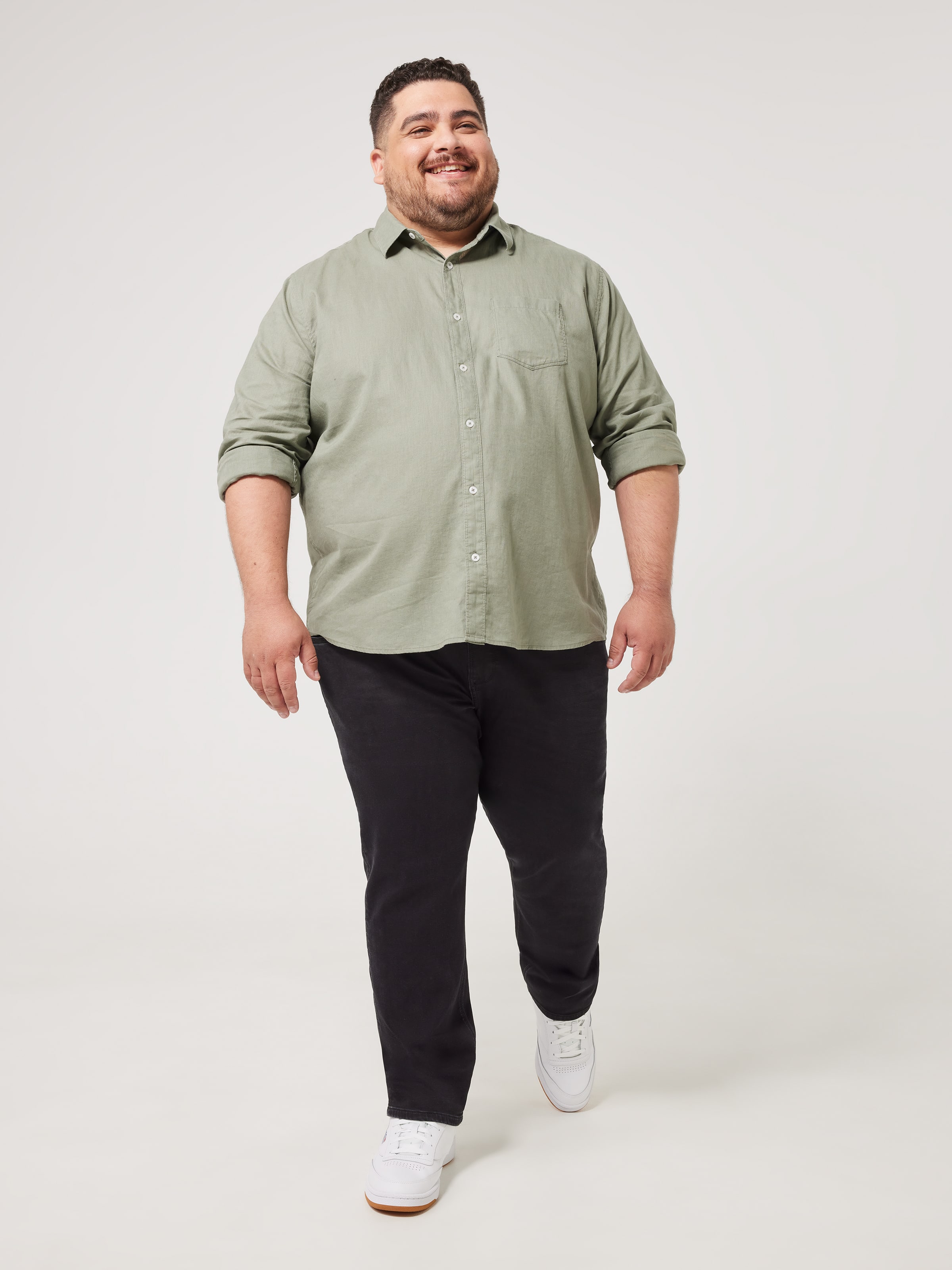 Extended Mega Flex Regular Tapered Jean