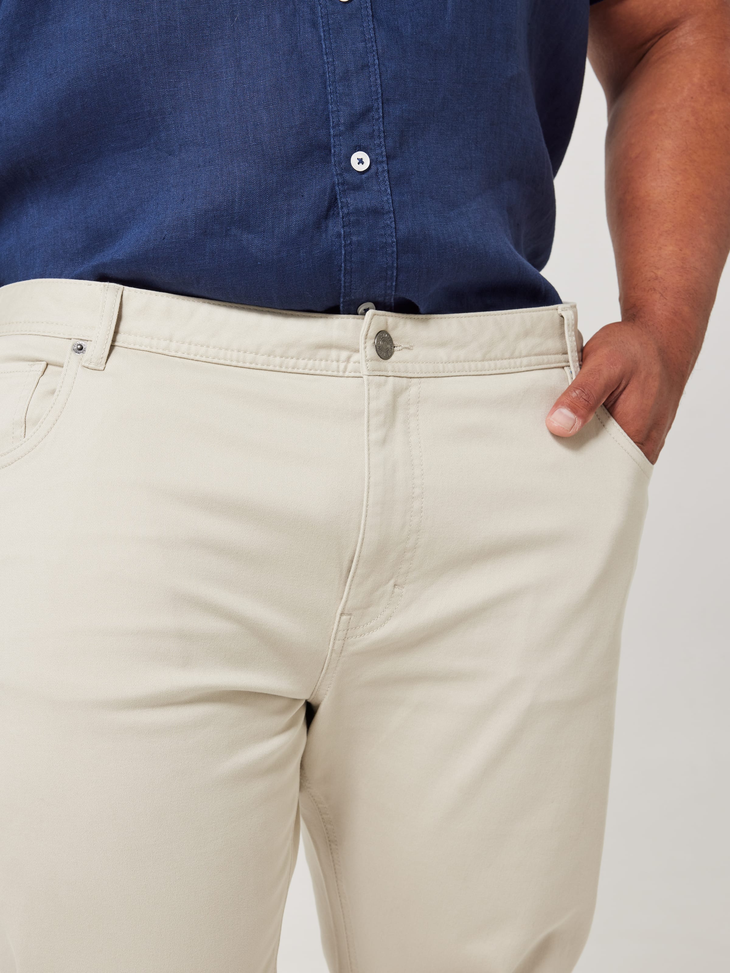 Extended Slim Tapered 5 Pocket Chino Pant