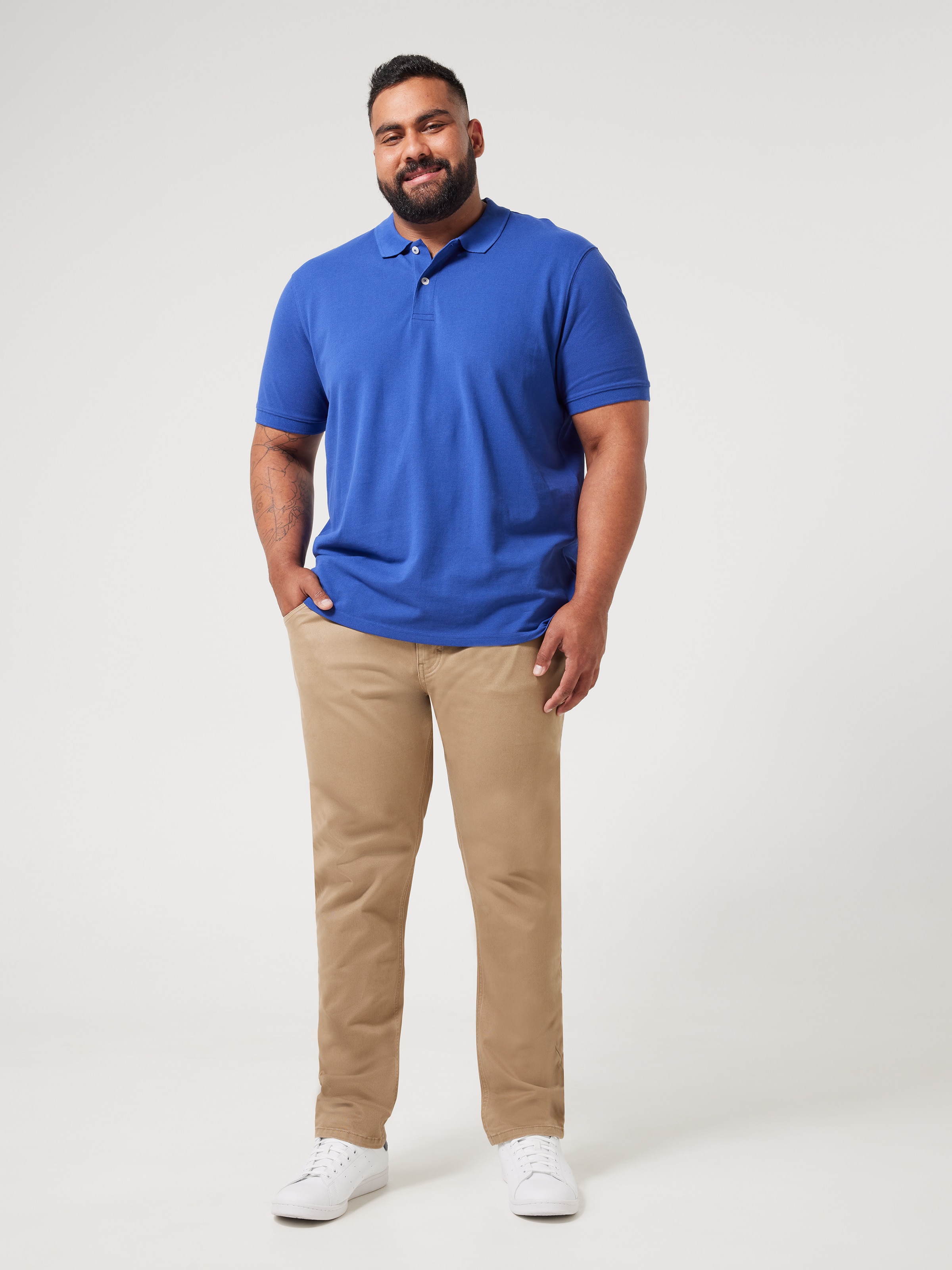 Extended Slim Tapered 5 Pocket Chino Pant