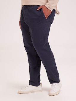 Extended Slant Pocket Slim Straight Jean