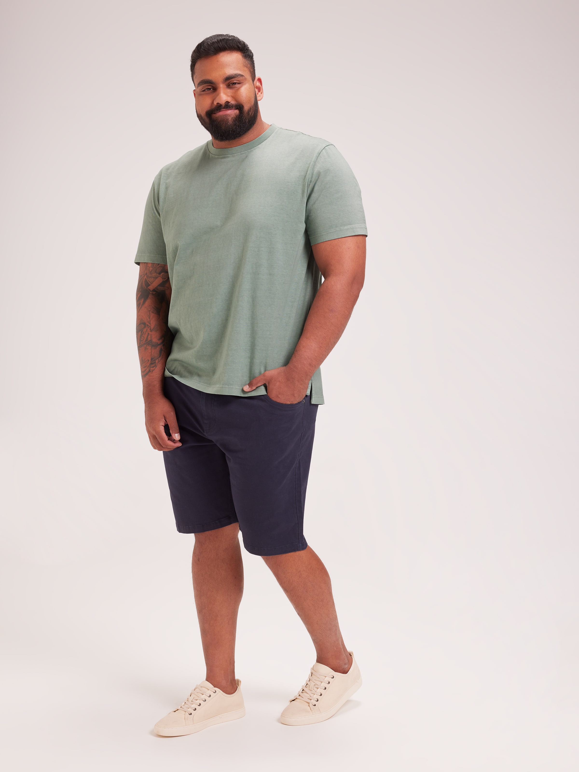 Extended Slim 5 Pocket Short
