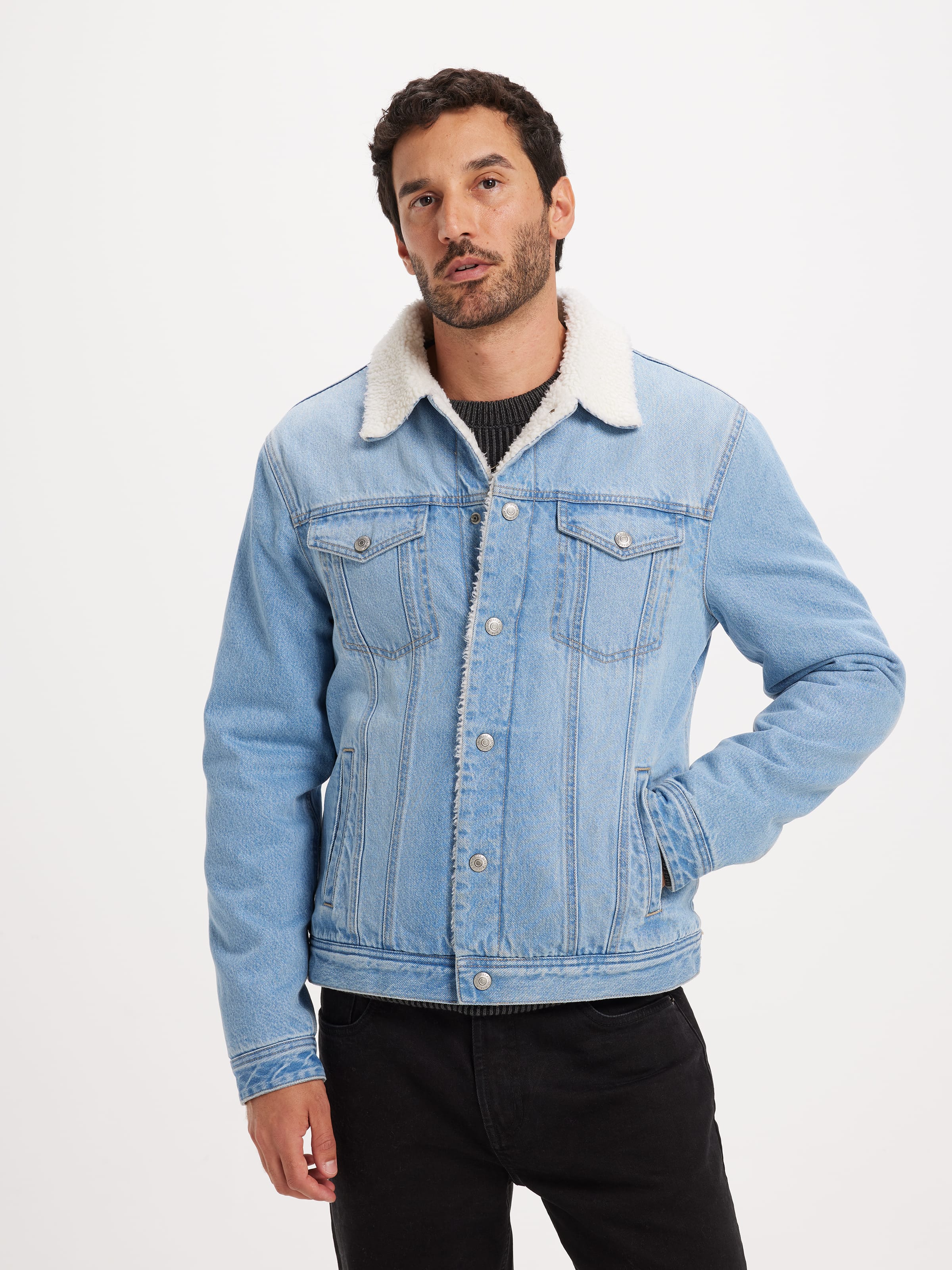 Vance Sherpa Denim Jacket