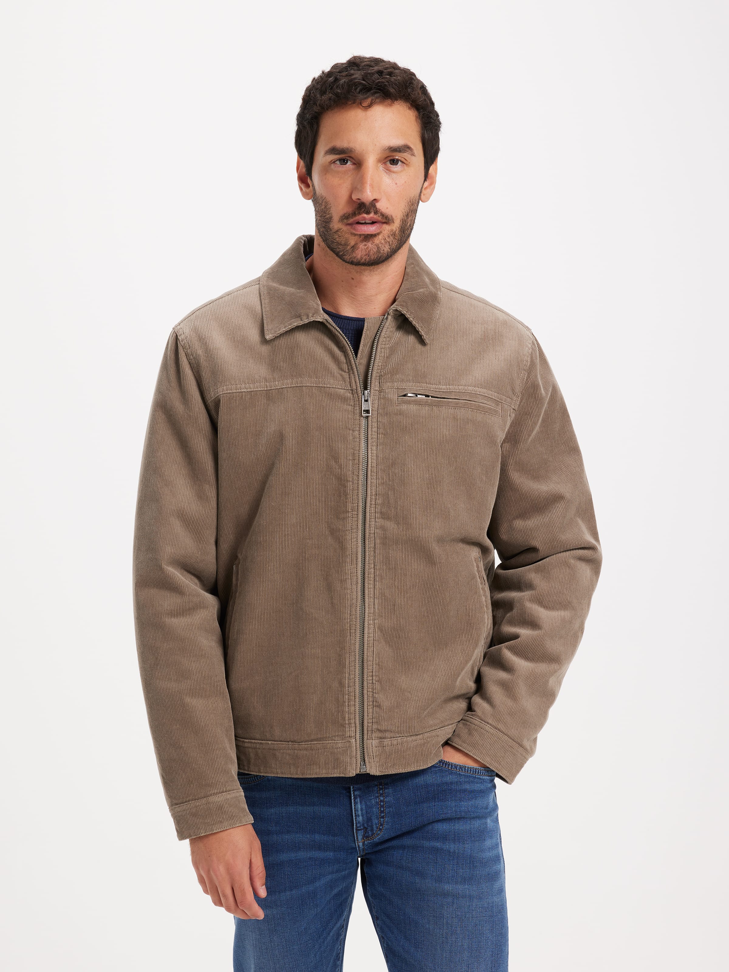 Corbin Cord Zip Jacket