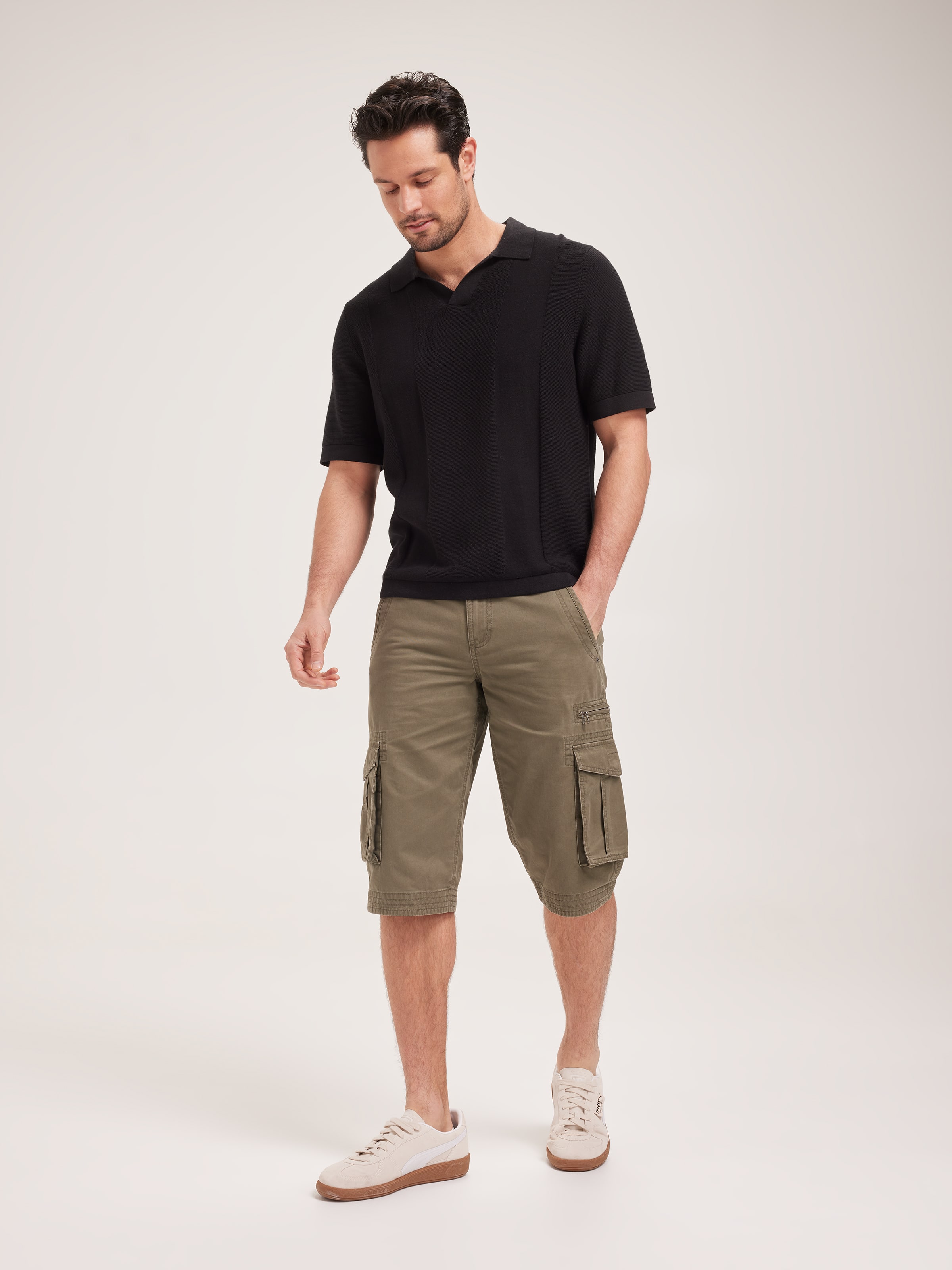 9 Pocket Utility Long Cargo Short