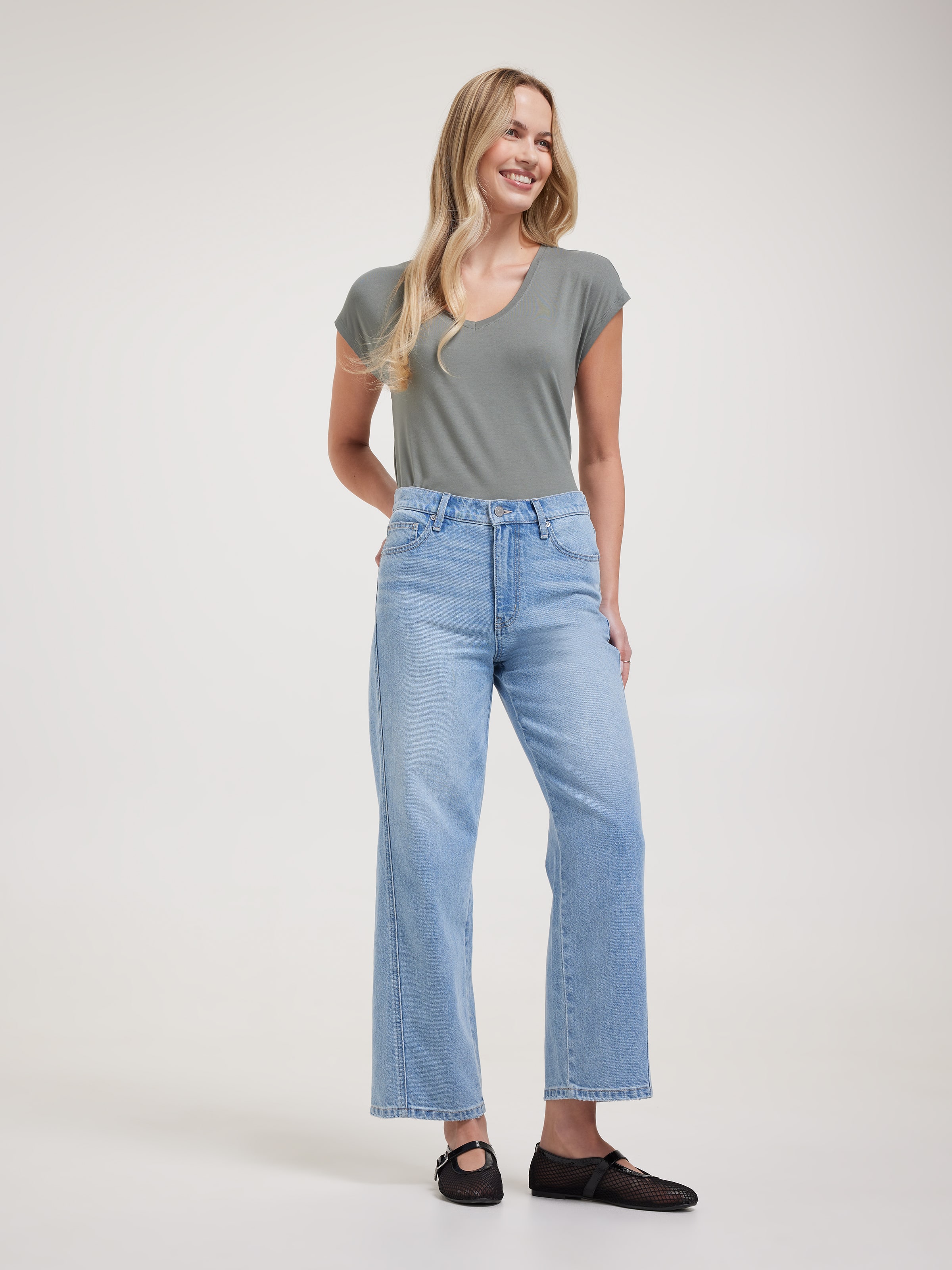 Luxe V Neck Tee