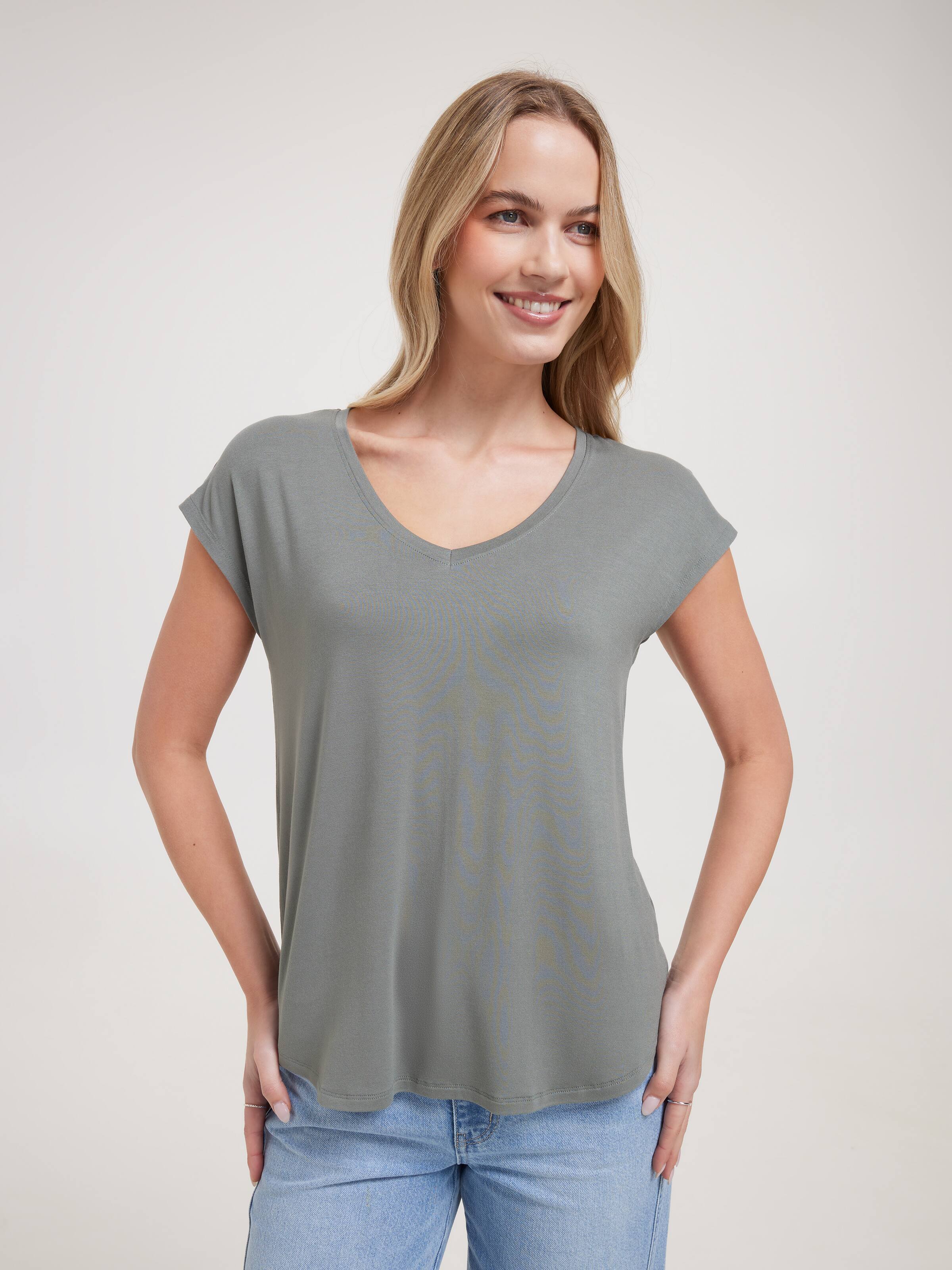 Luxe V Neck Tee
