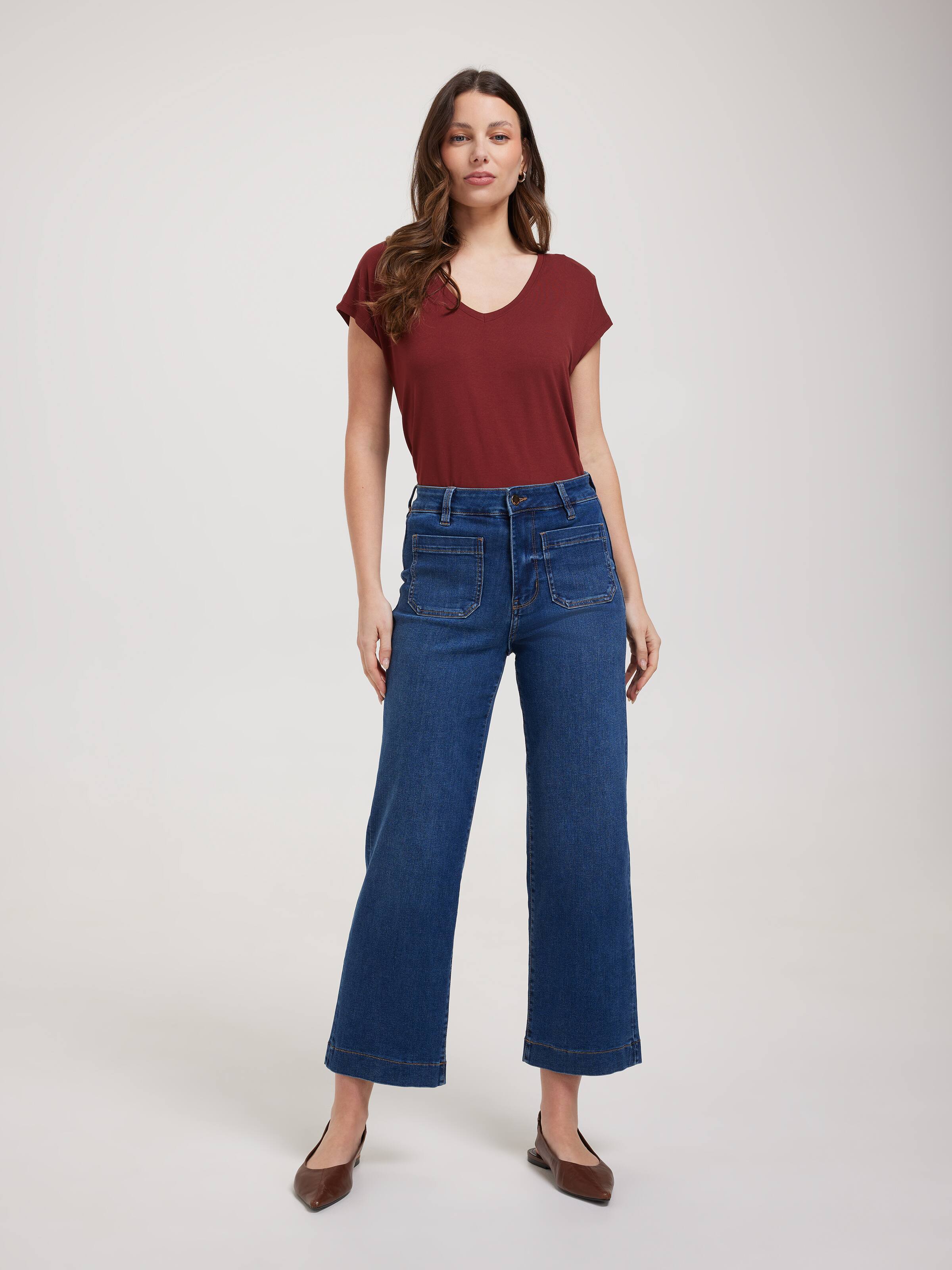 Luxe V Neck Tee