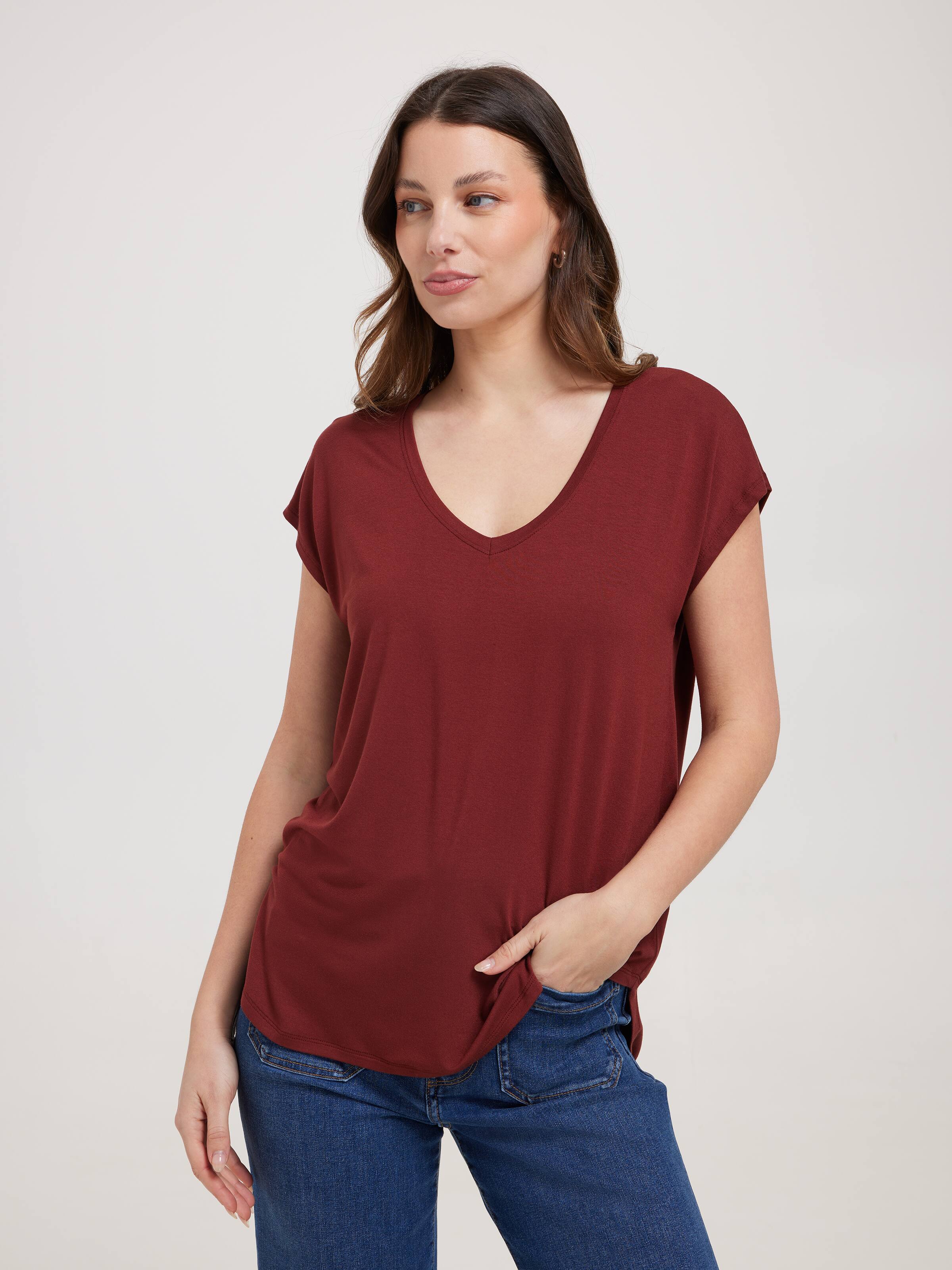 Luxe V Neck Tee