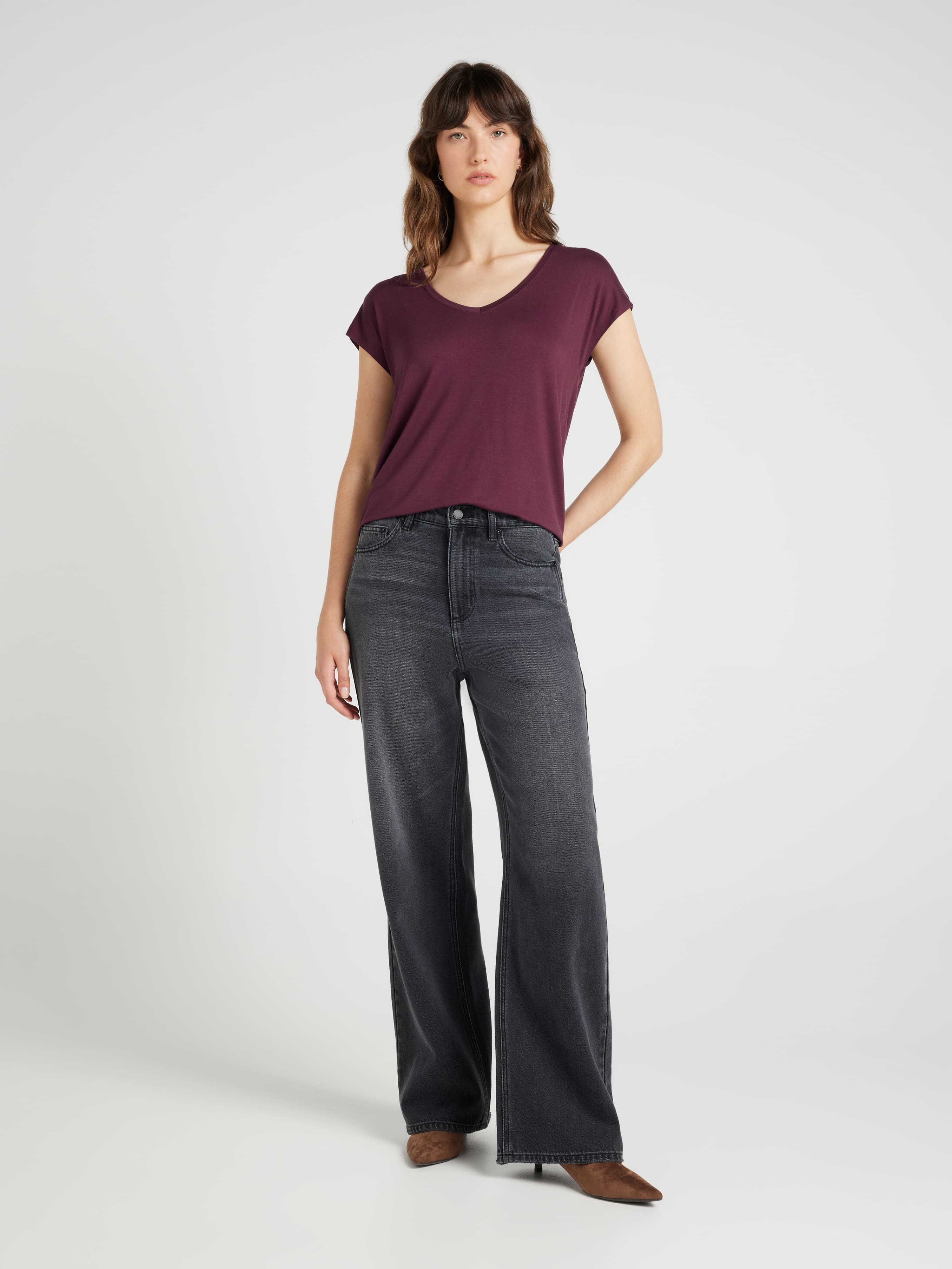 Luxe V Neck Tee