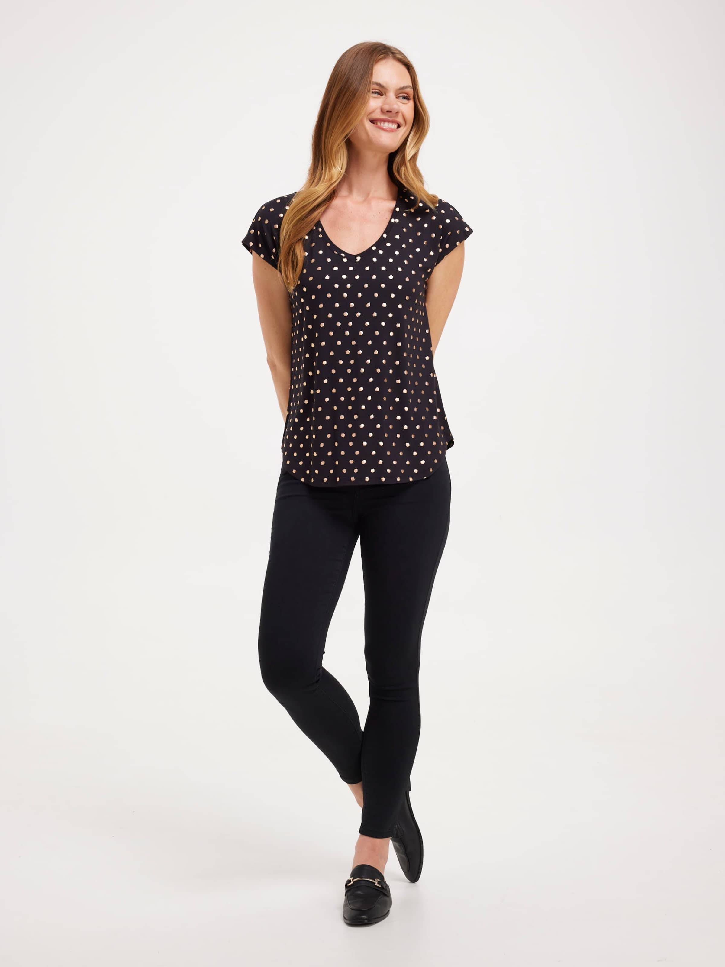 Luxe V Neck Tee