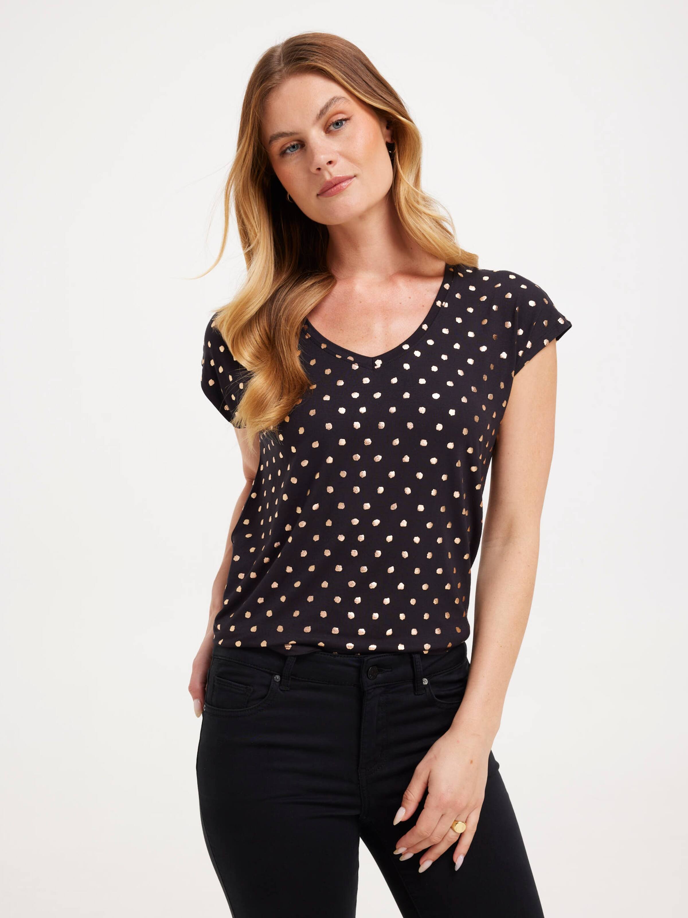 Luxe V Neck Tee