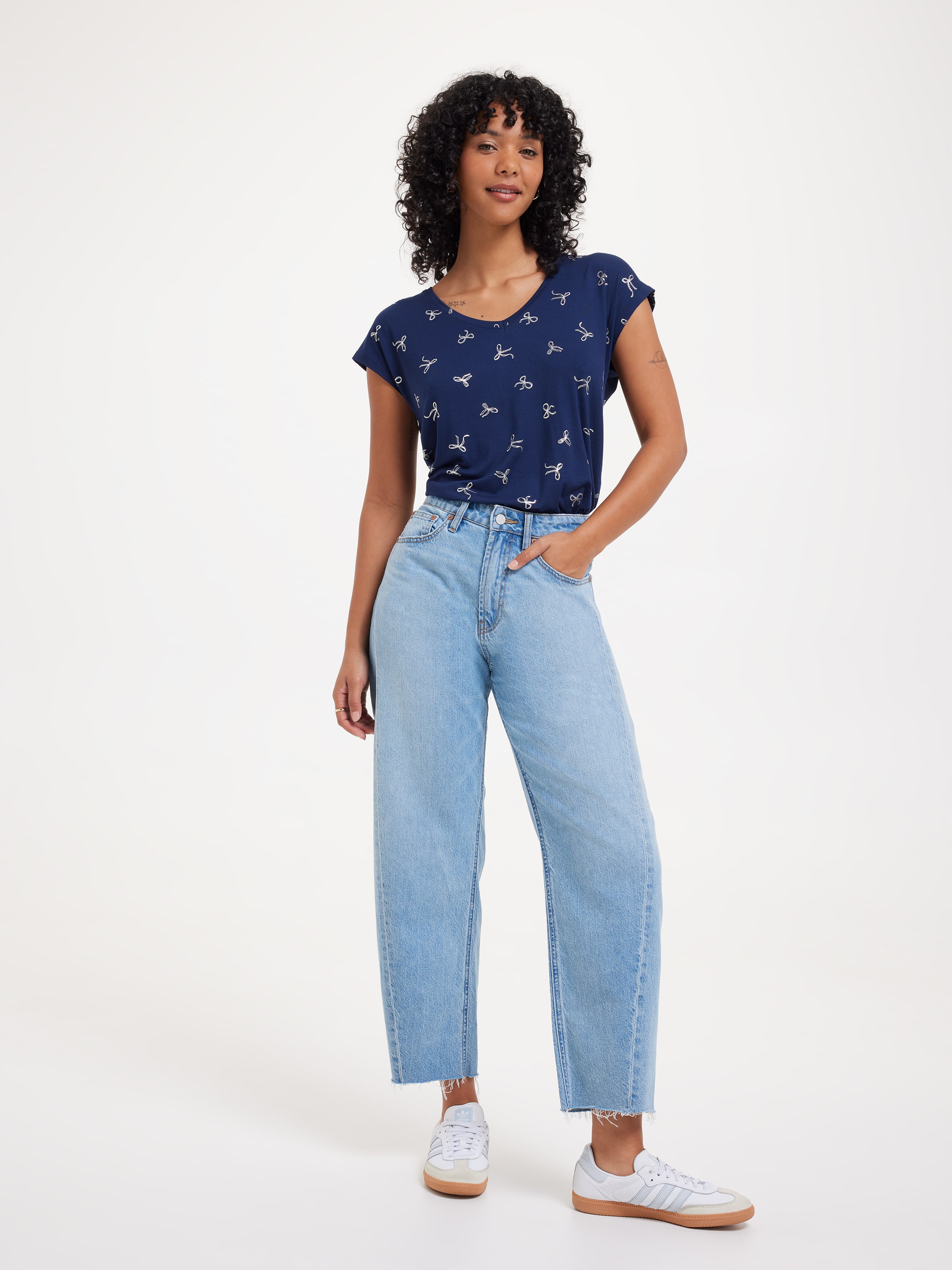Luxe V Neck Tee