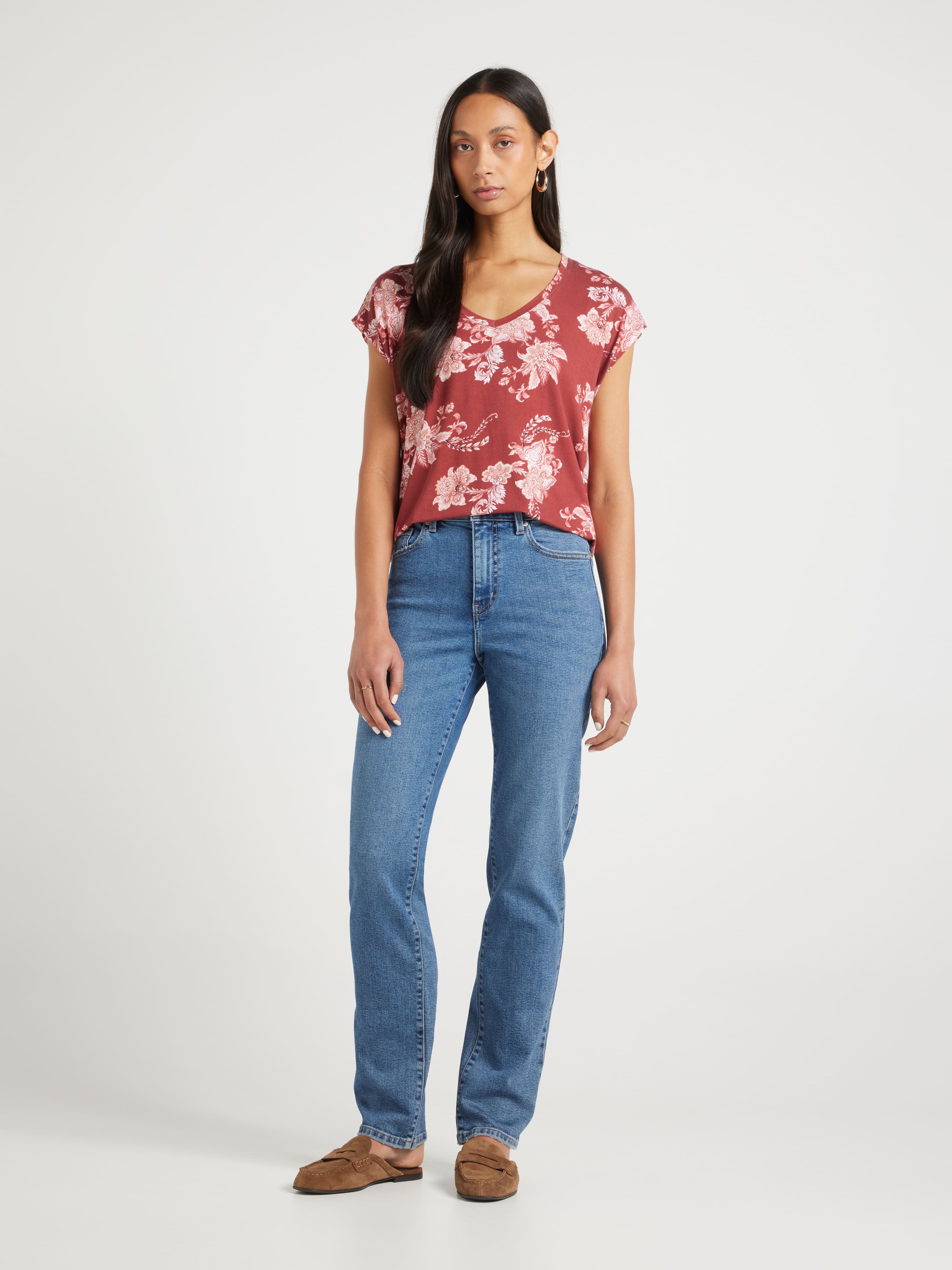 Luxe V Neck Tee