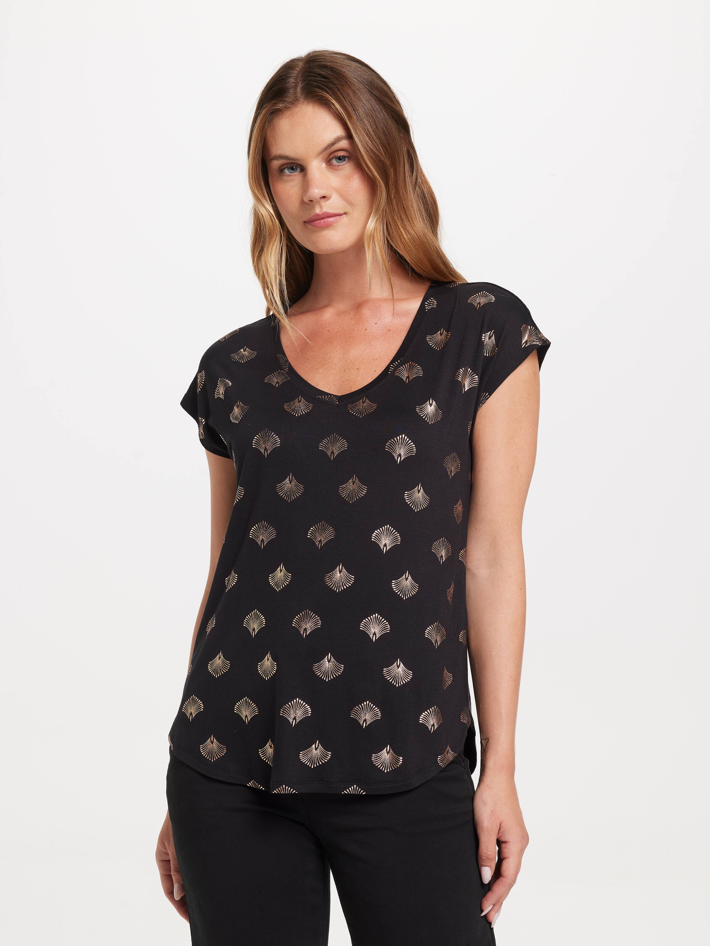 Luxe V Neck Tee