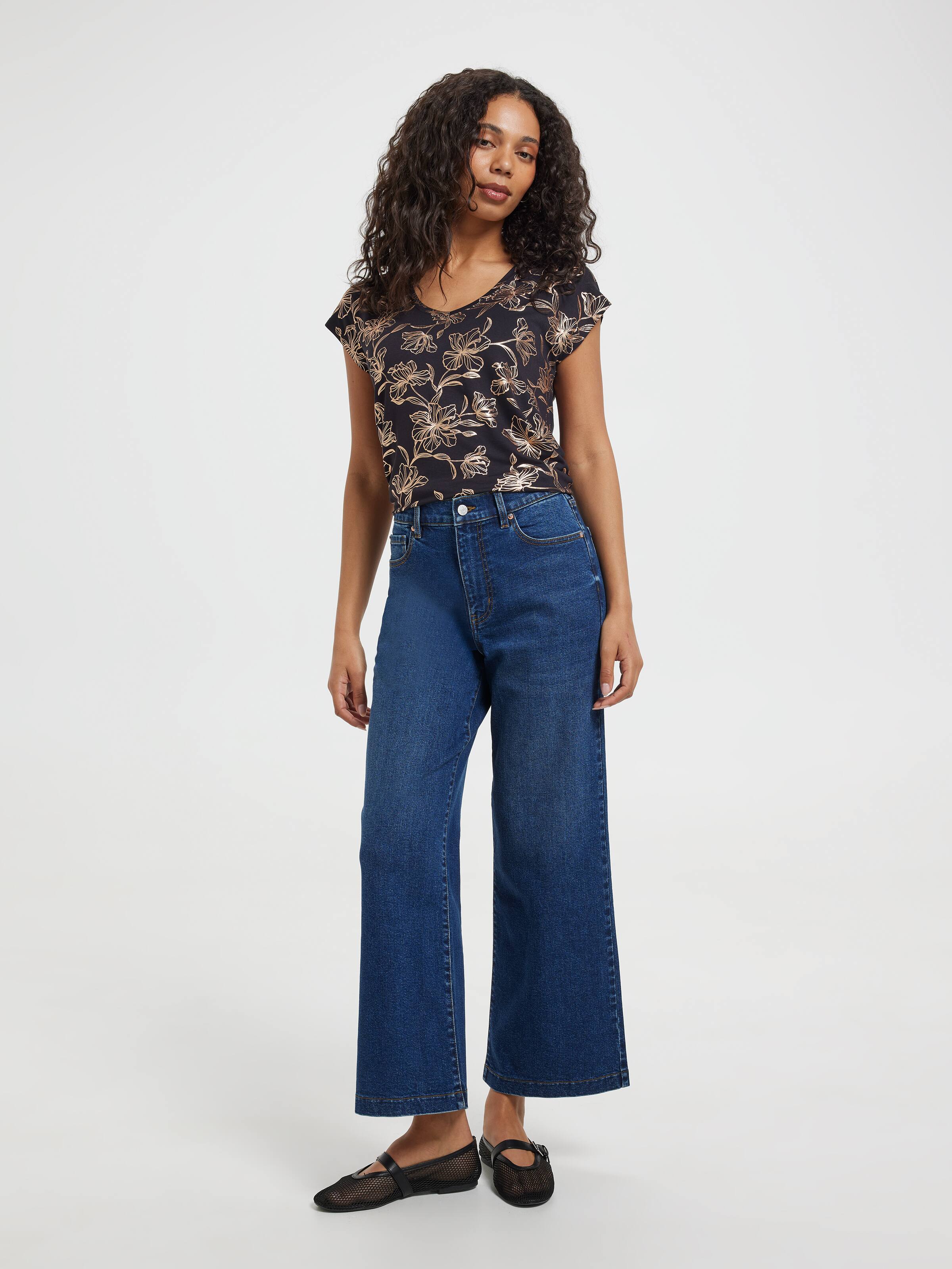 Luxe V Neck Tee