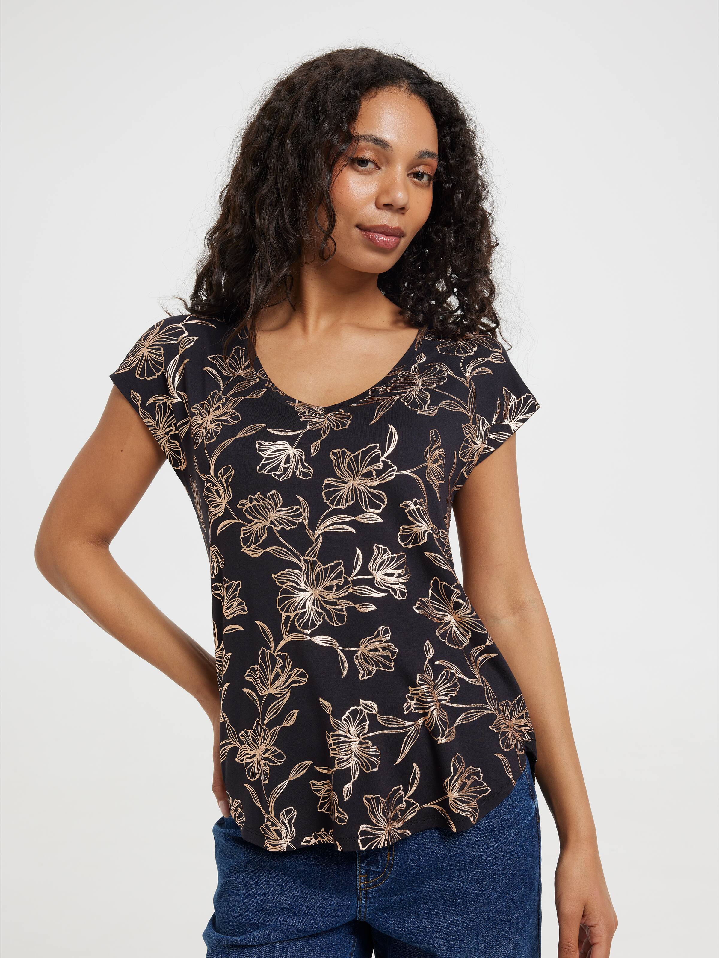 Luxe V Neck Tee