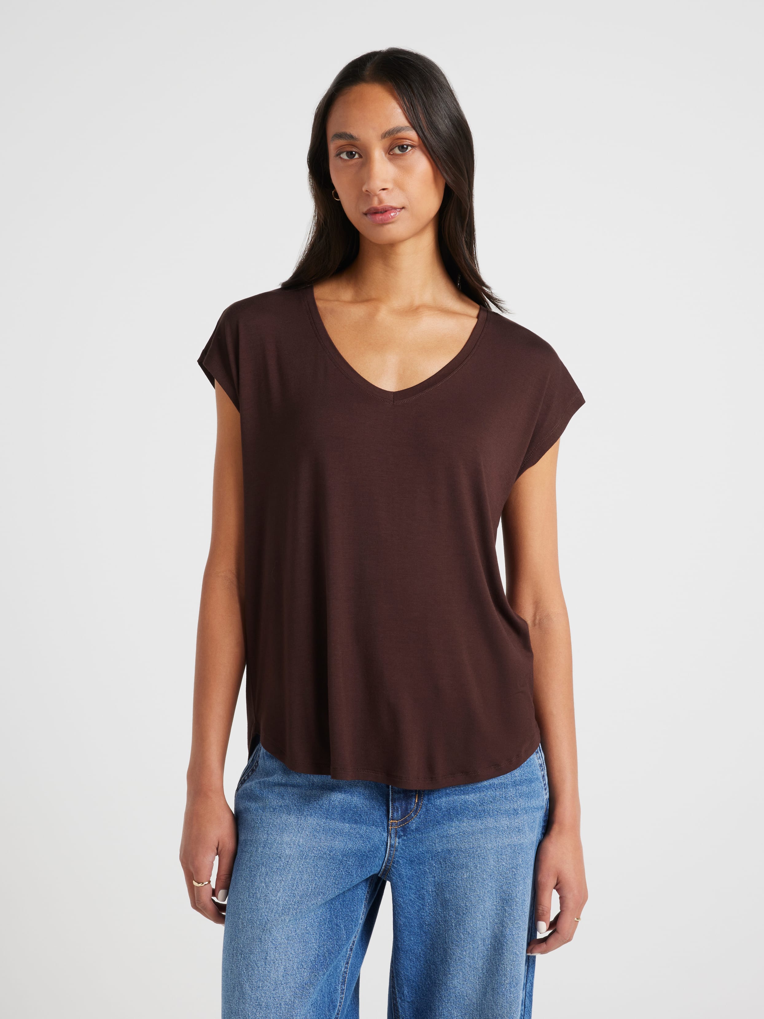 Luxe V Neck Tee
