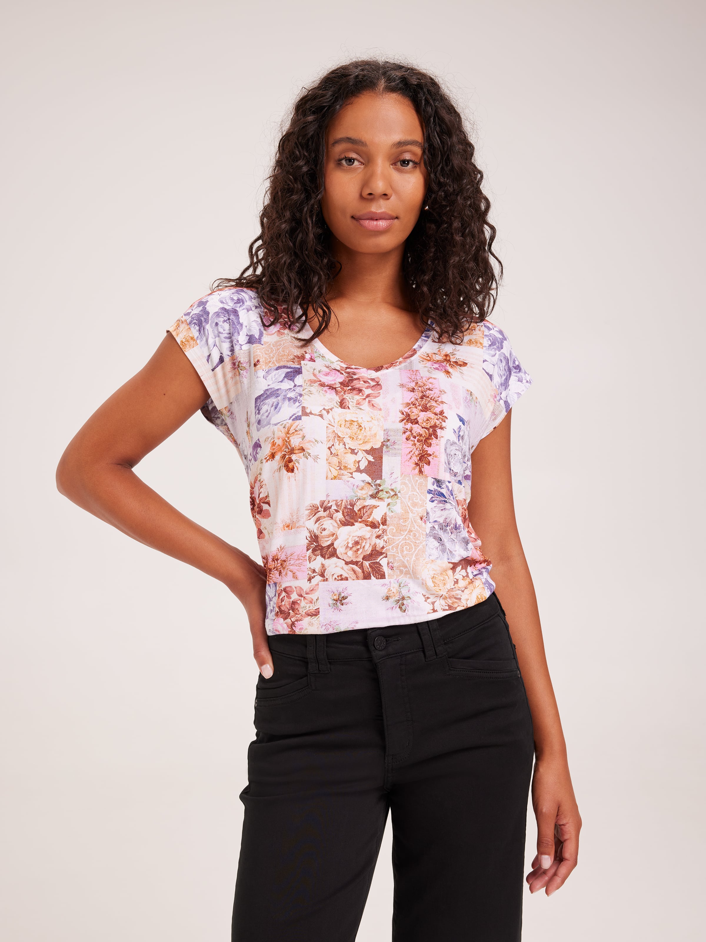 Luxe V Neck Tee