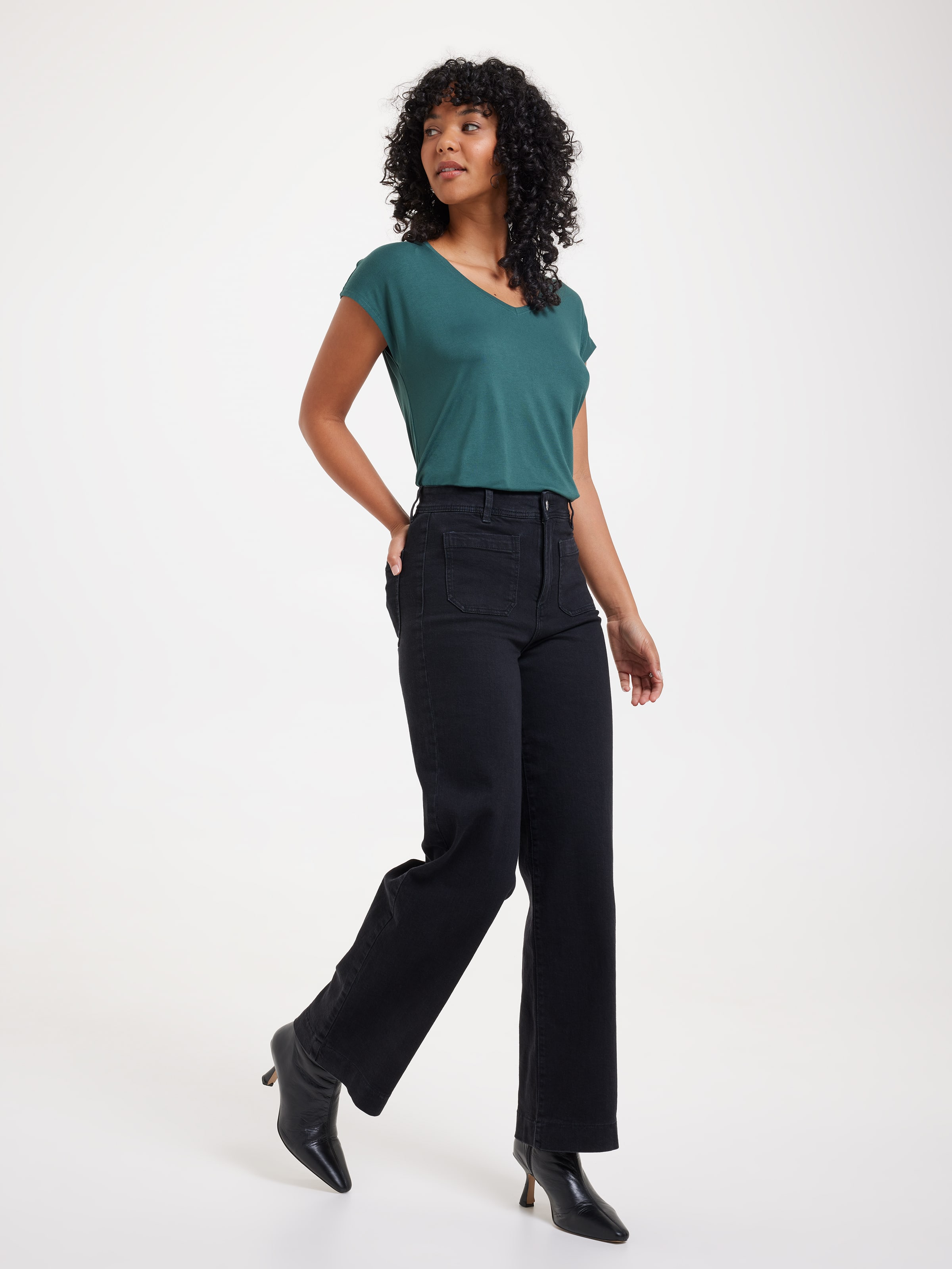 Luxe V Neck Tee