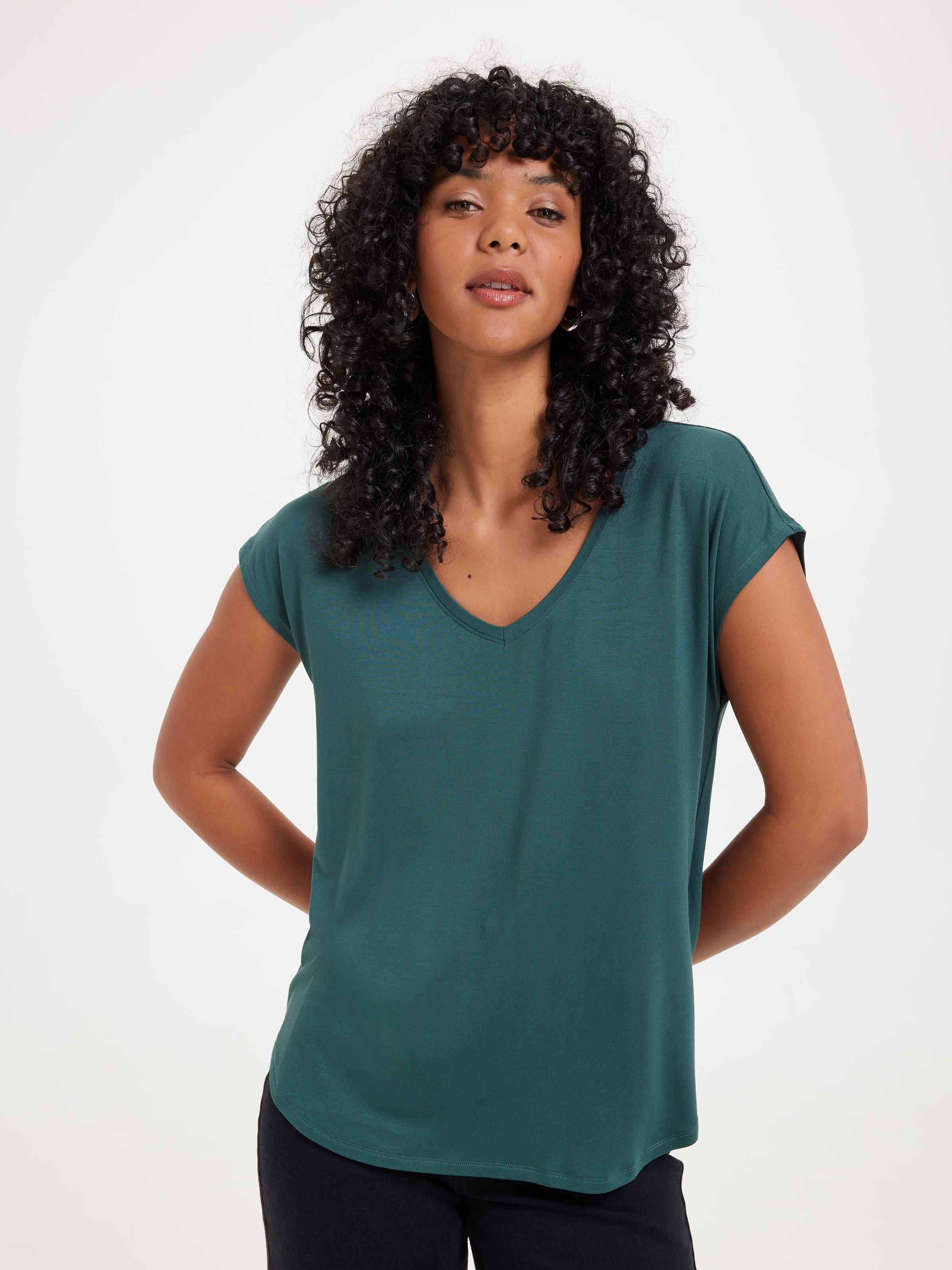 Luxe V Neck Tee