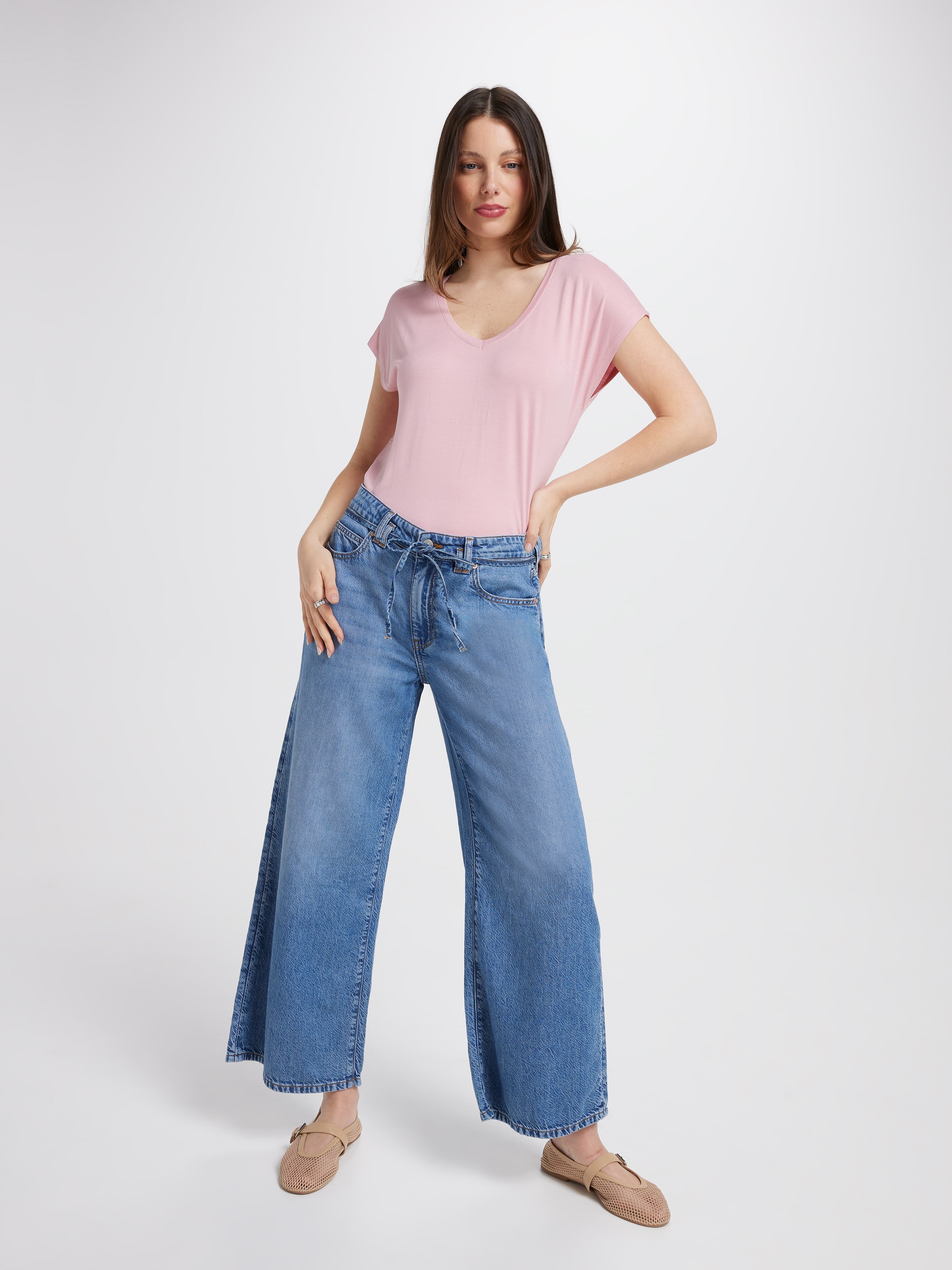 Luxe V Neck Tee