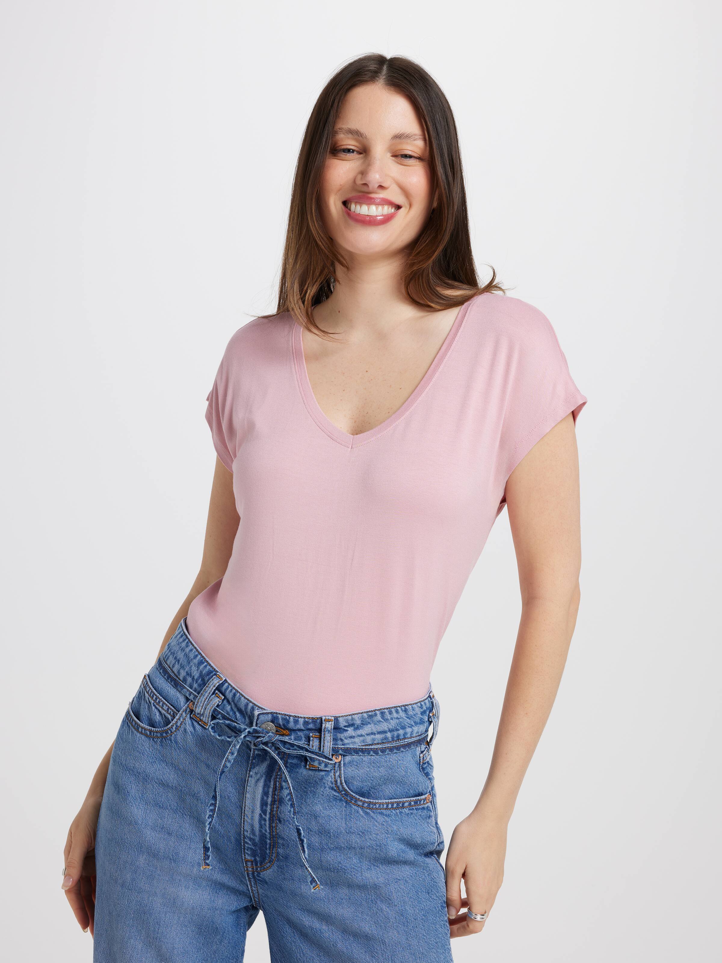 Luxe V Neck Tee