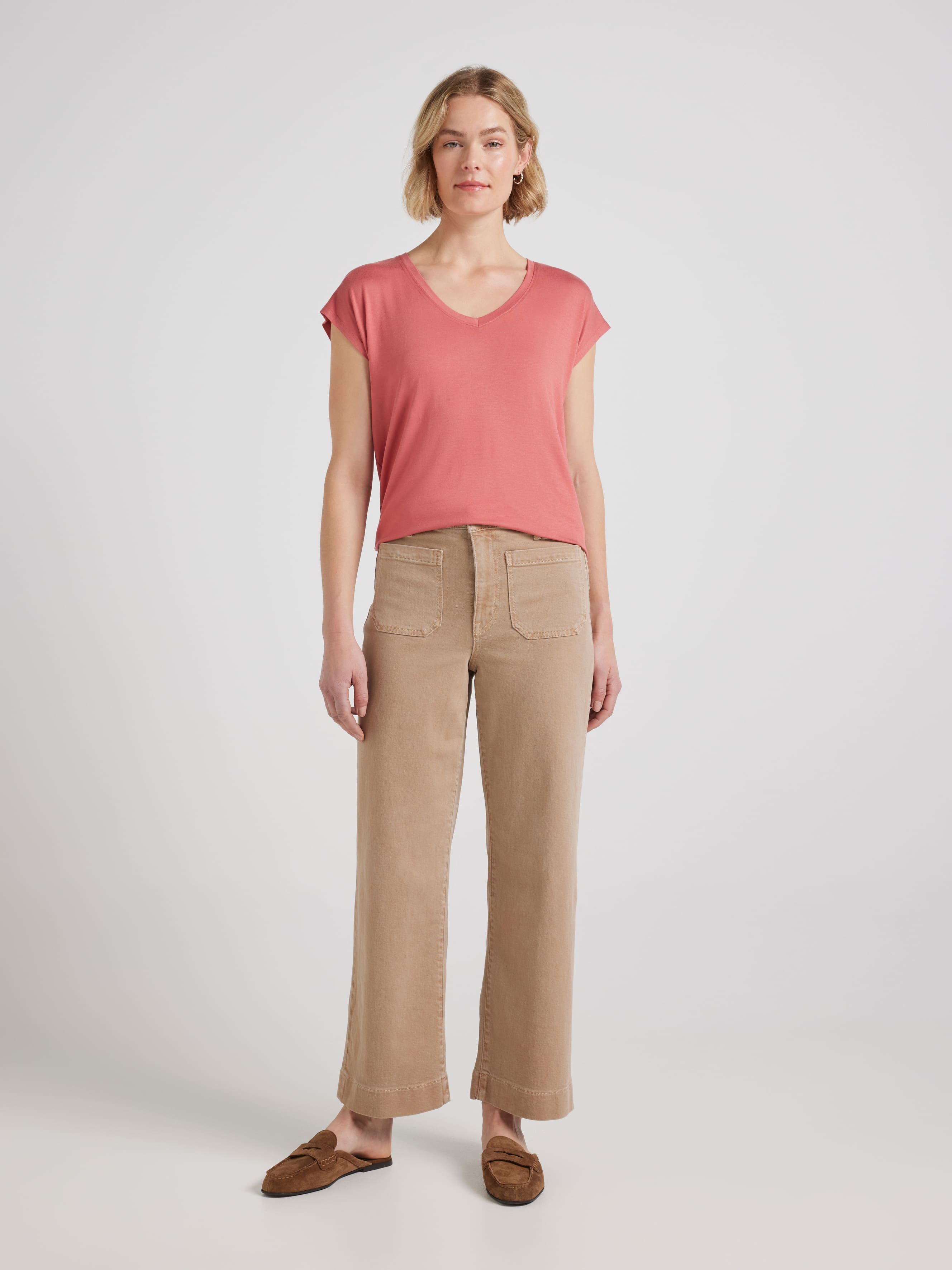 The Luxe V Neck Tee