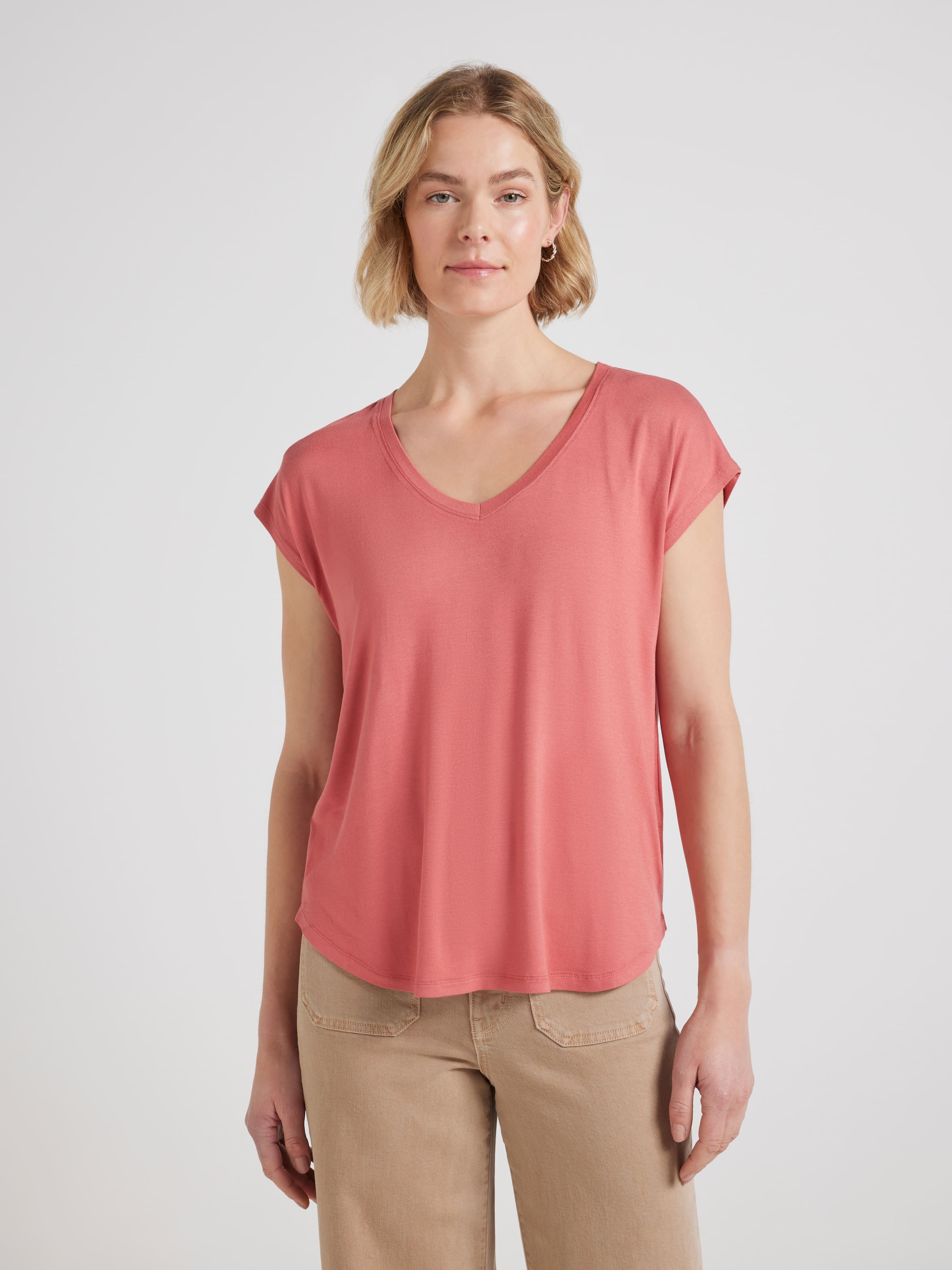 The Luxe V Neck Tee