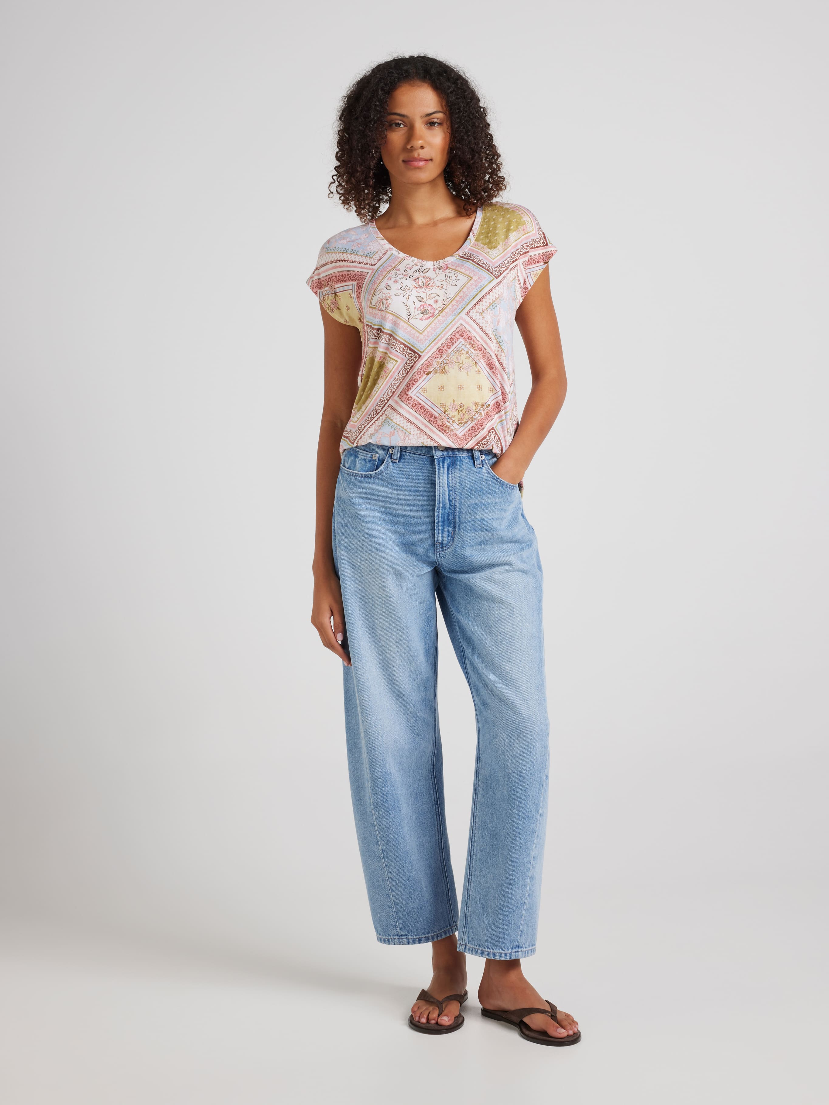 The Luxe V Neck Tee