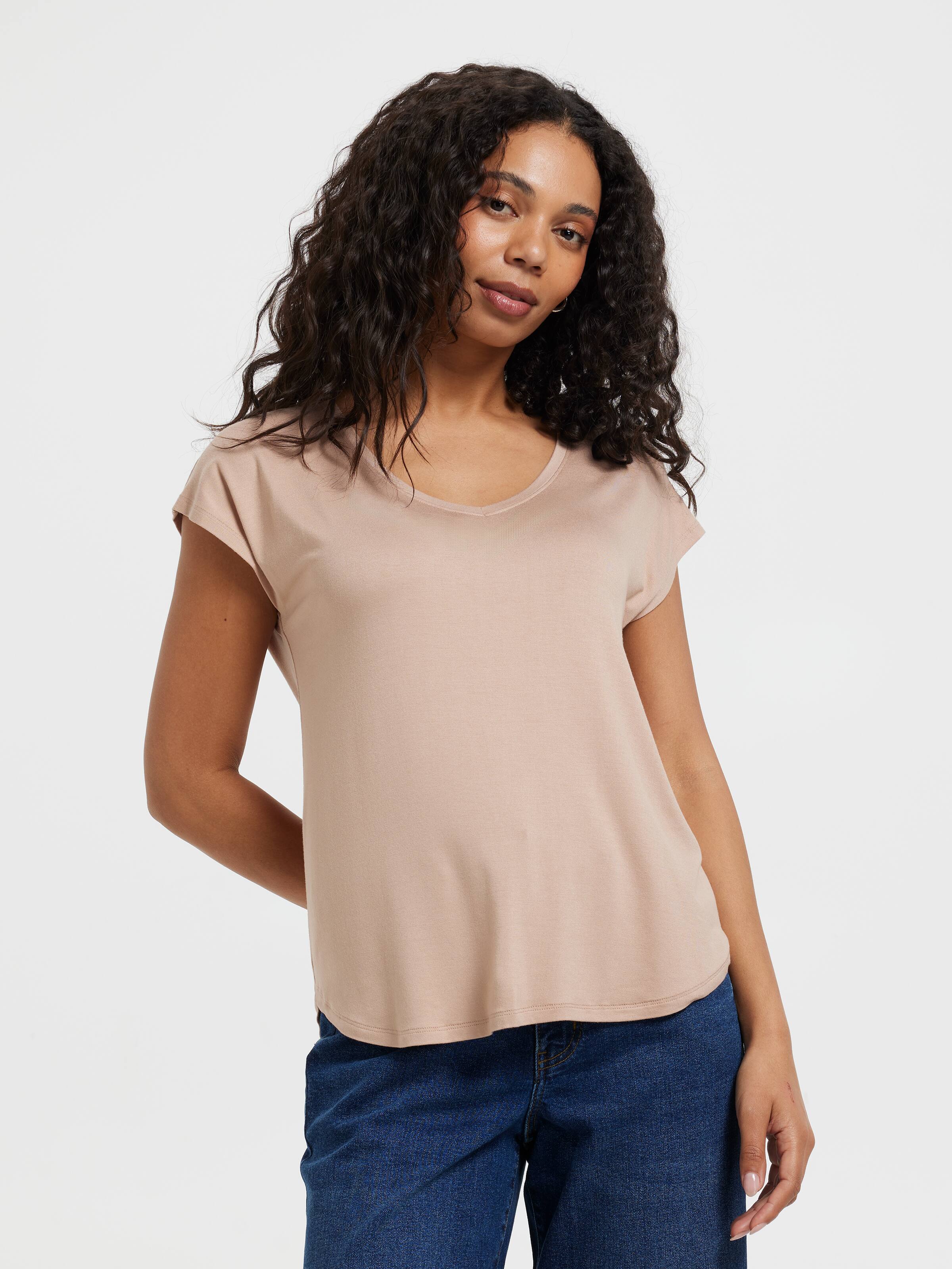 Luxe V Neck Tee